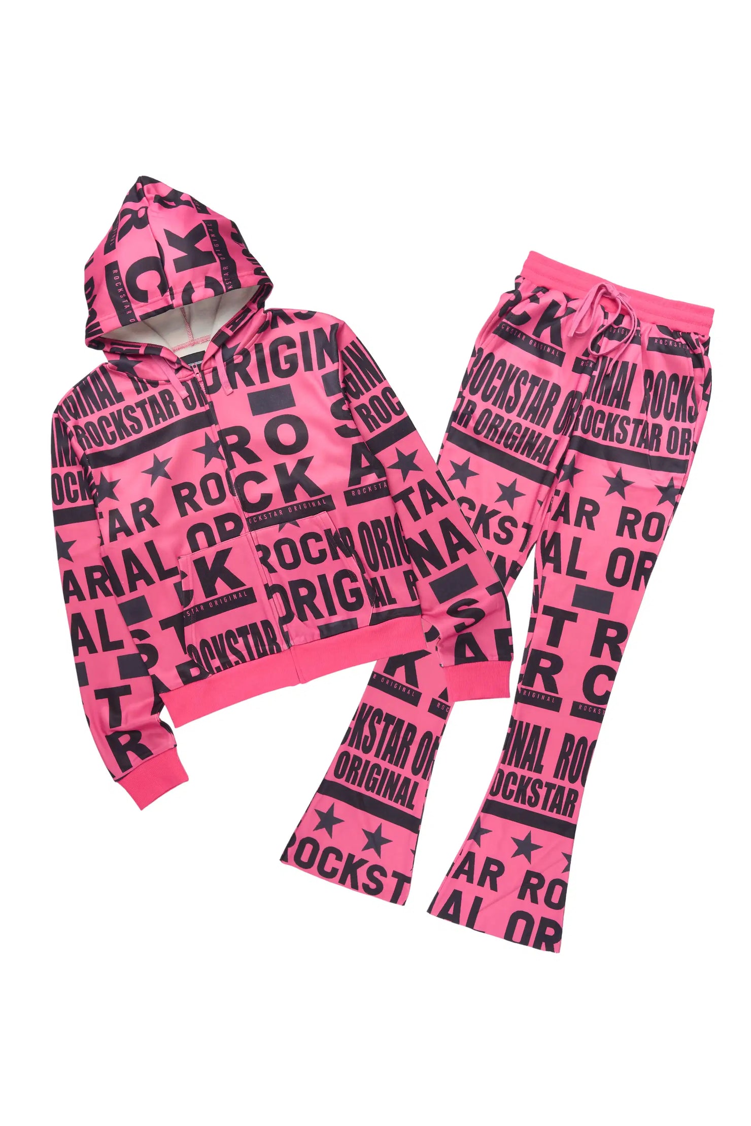 Rikelle Hot Pink Printed Track Set