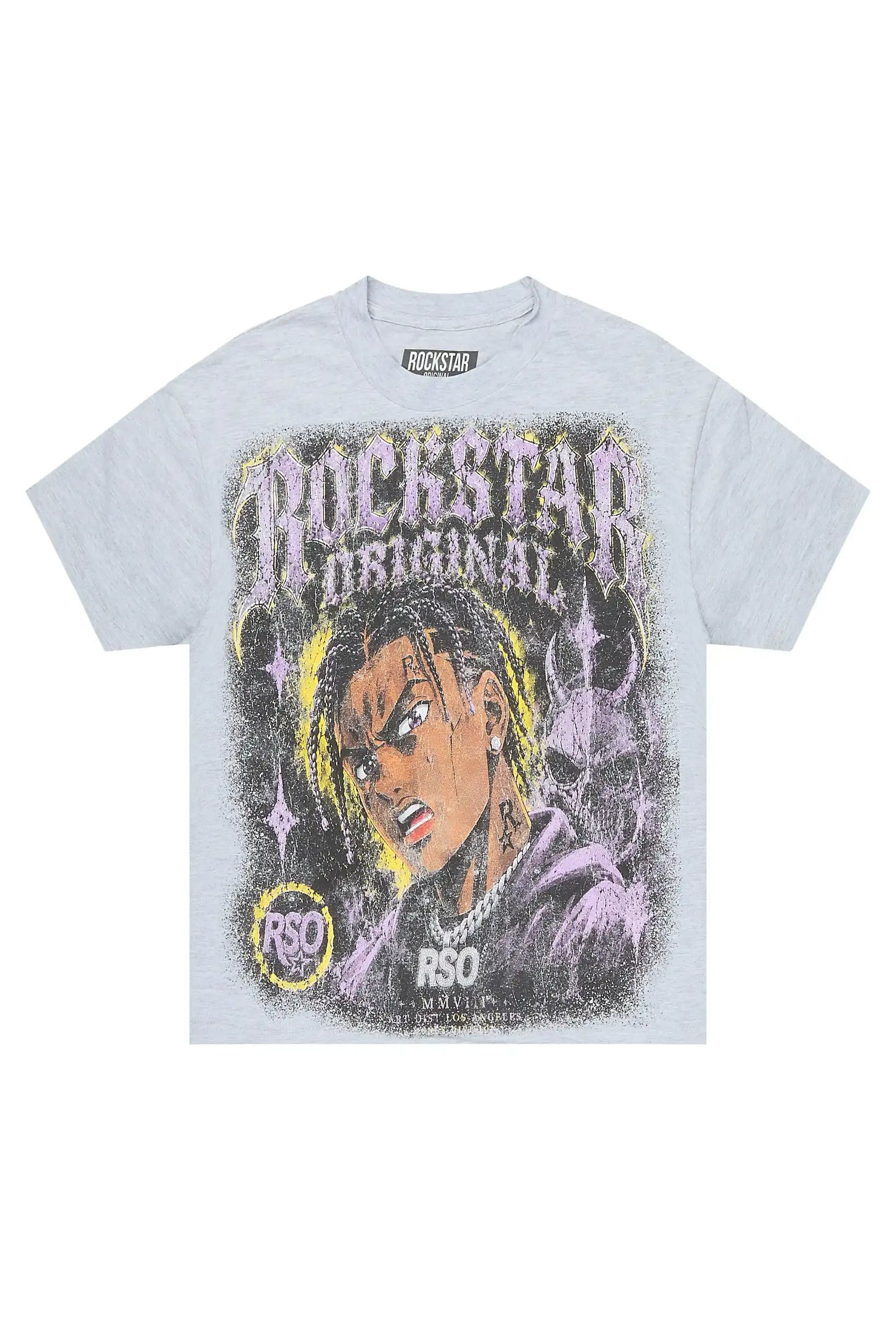Boys Torell Heather Grey Graphic T-Shirt