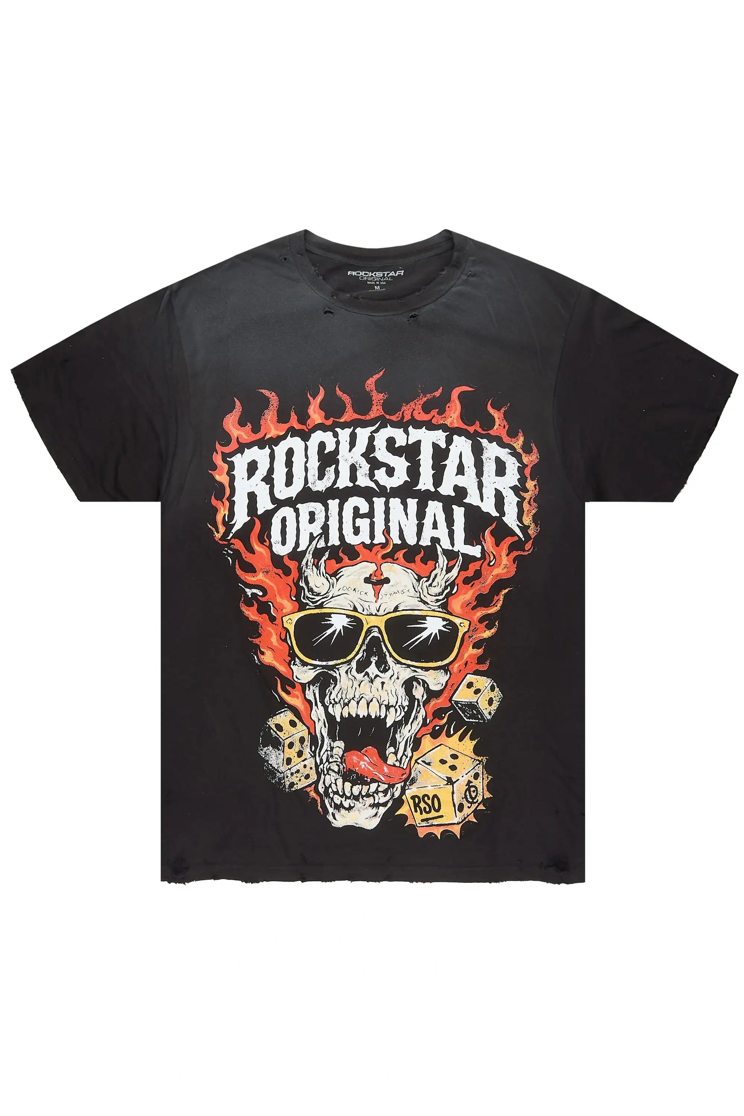Carmill Black Oversized Graphic T-Shirt