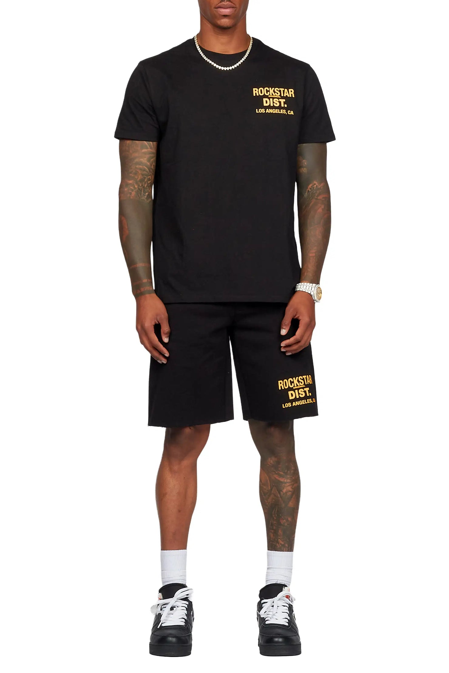 Lake Black T-Shirt/Short Set