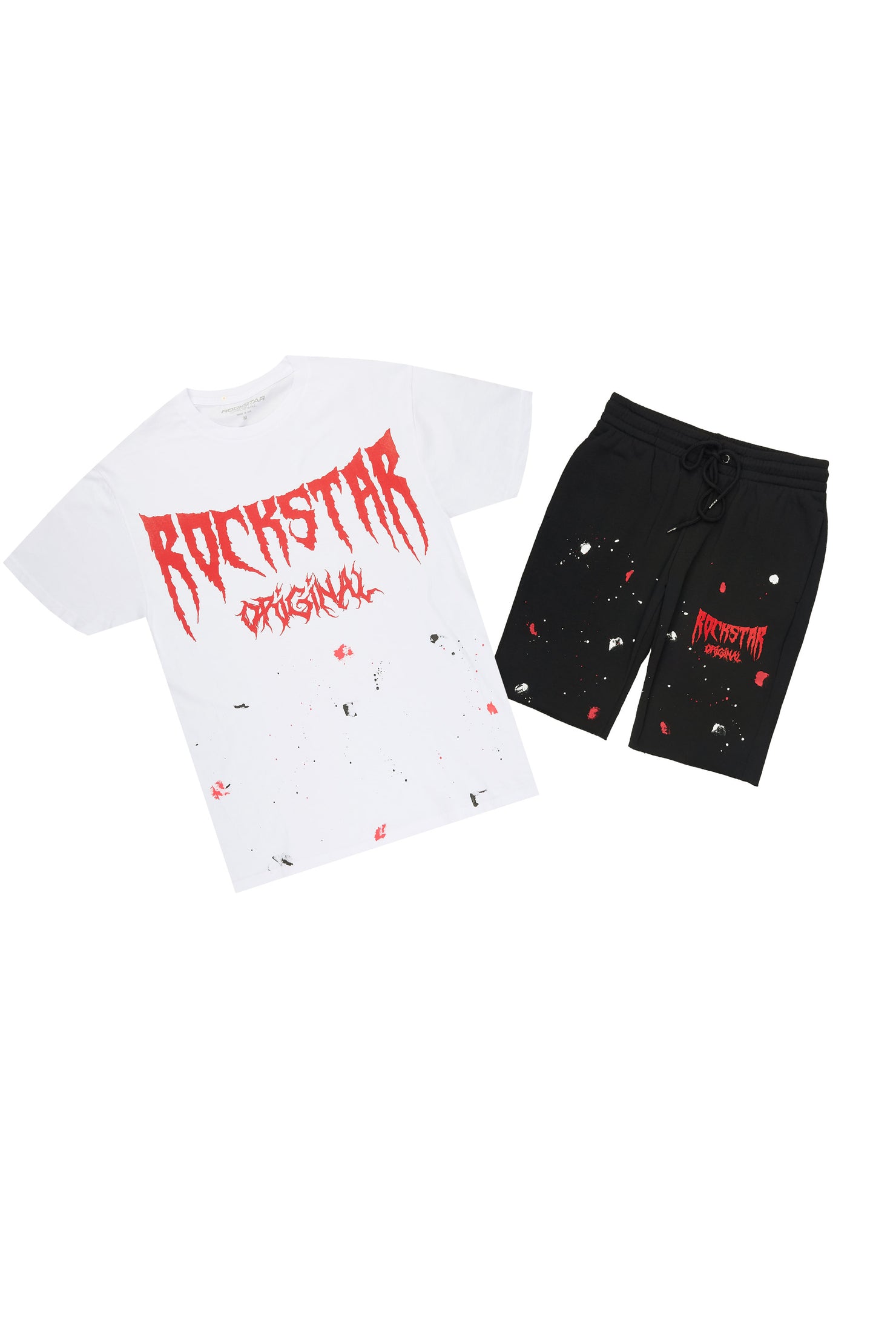 Twinkle 2.0 White/Red T-Shirt/Short Set