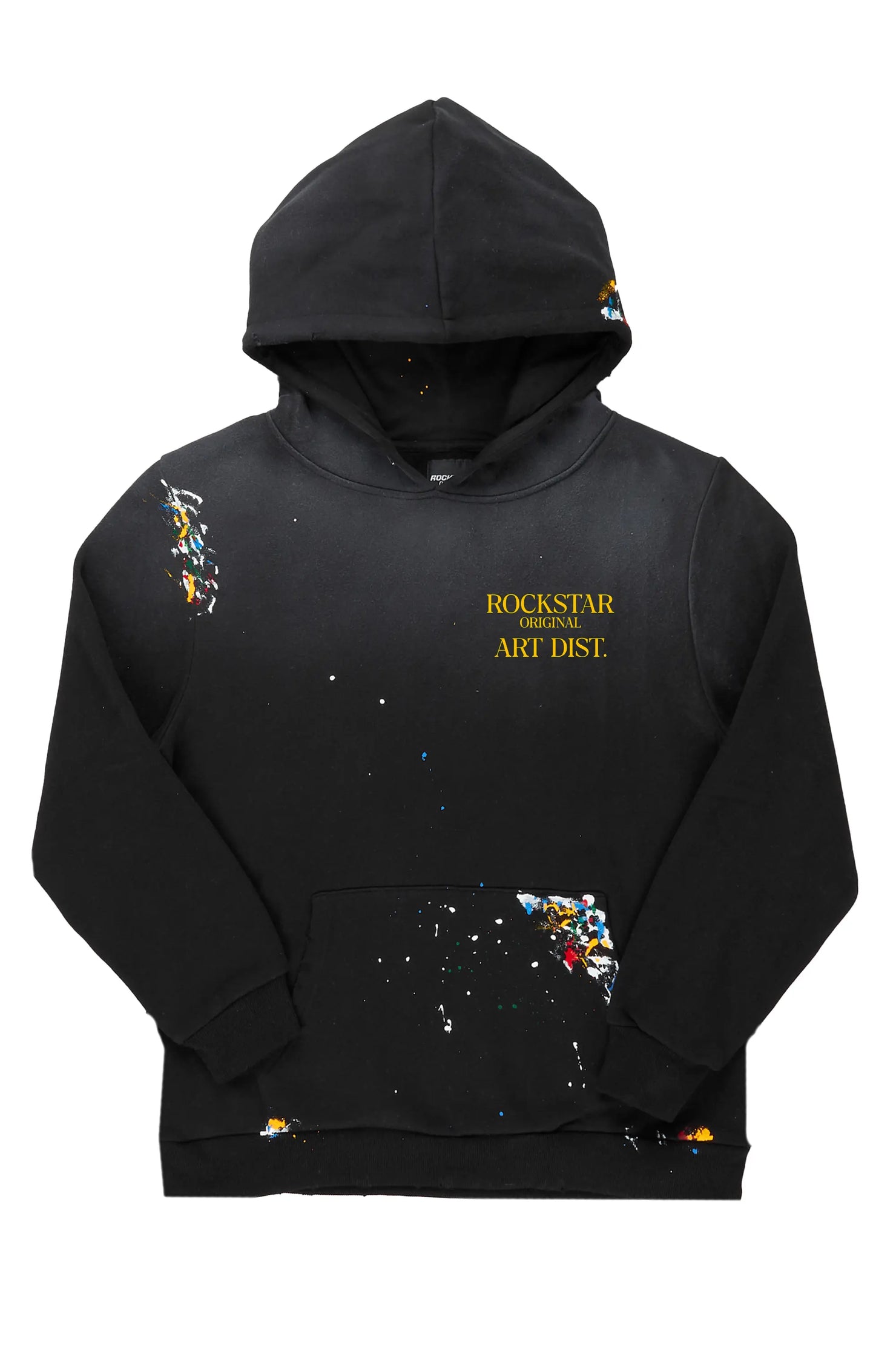 Make It Rain Black/Yellow Oversized Hoodie