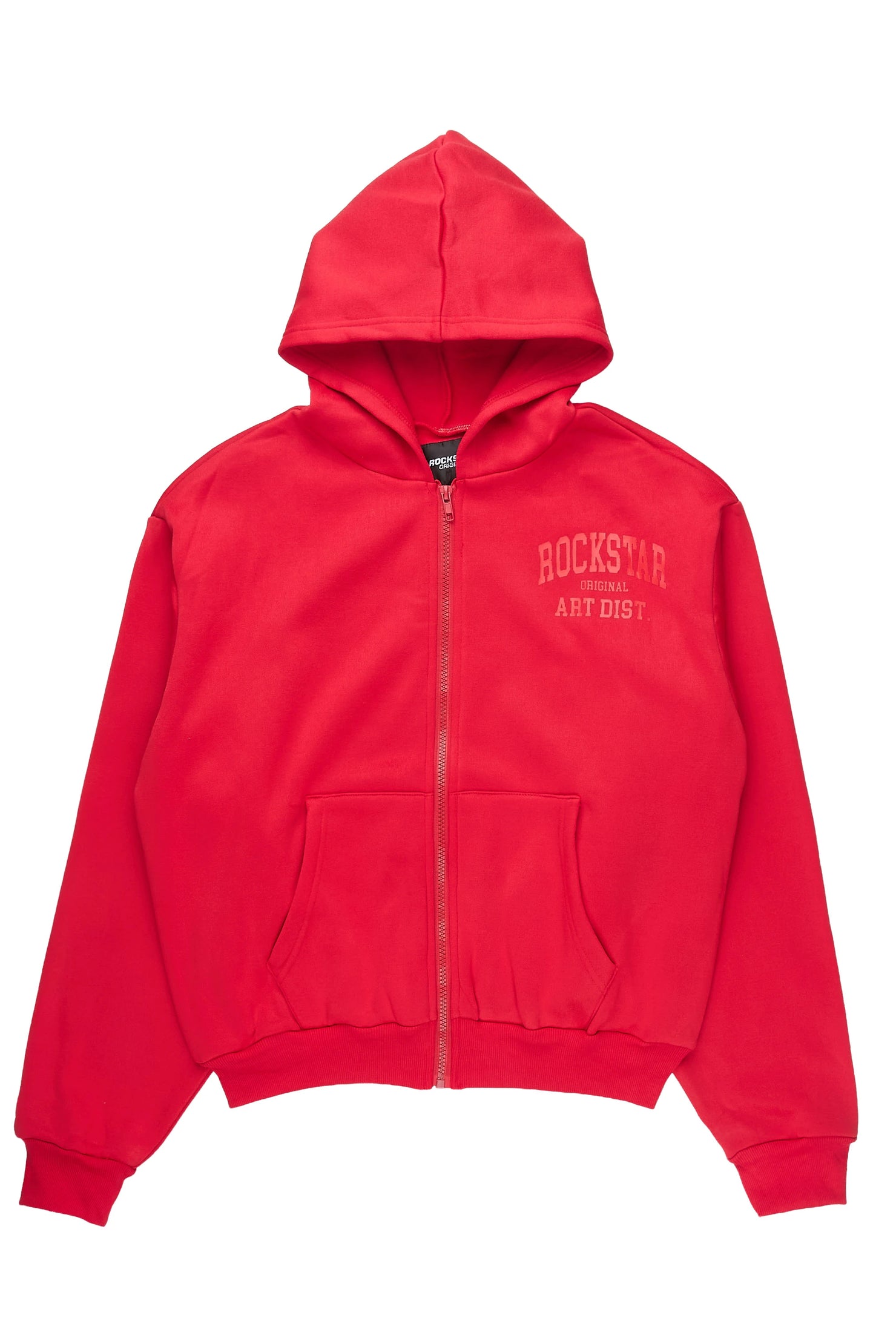 Boys Nelly 2.0 Red/Red Zip Up Hoodie