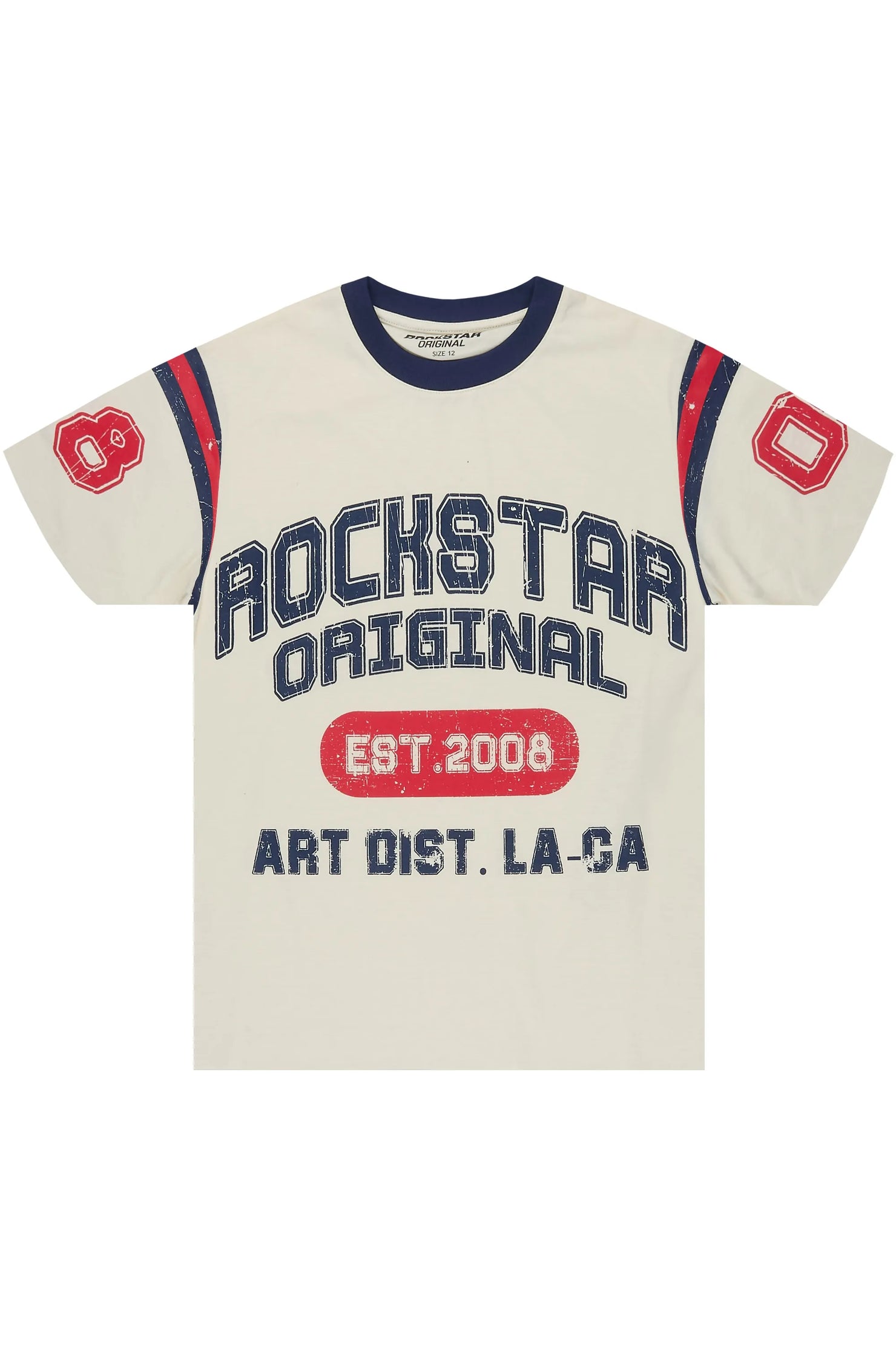 Boys Vidam Beige Graphic T-Shirt