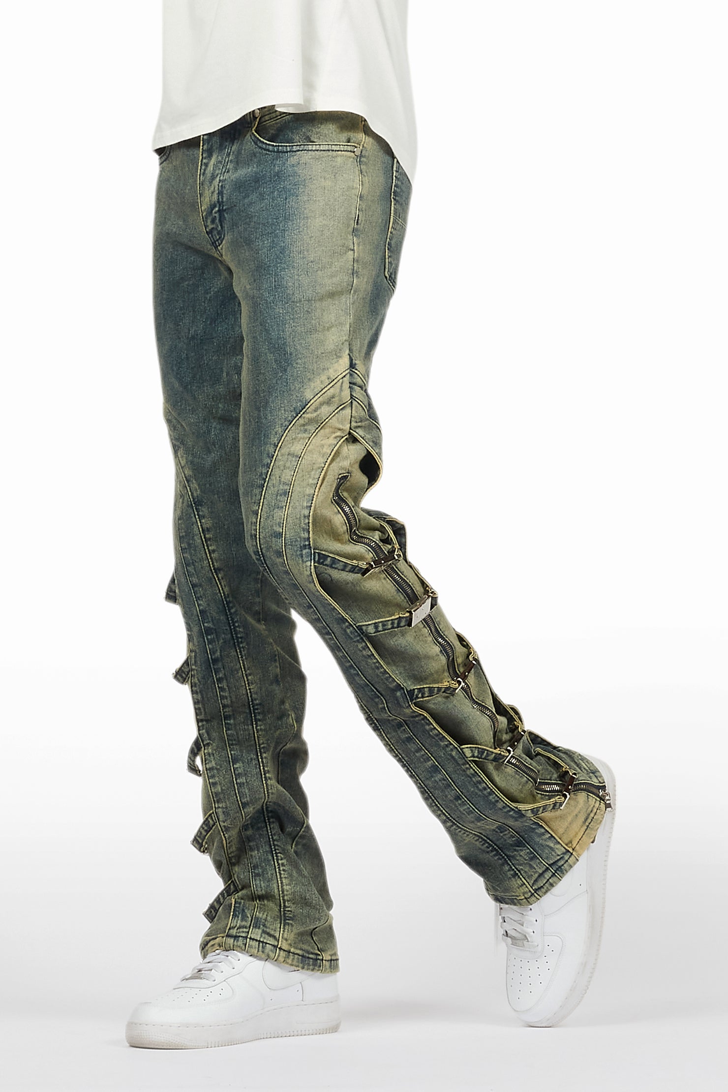 Attila Tint Stacked Flare Jean