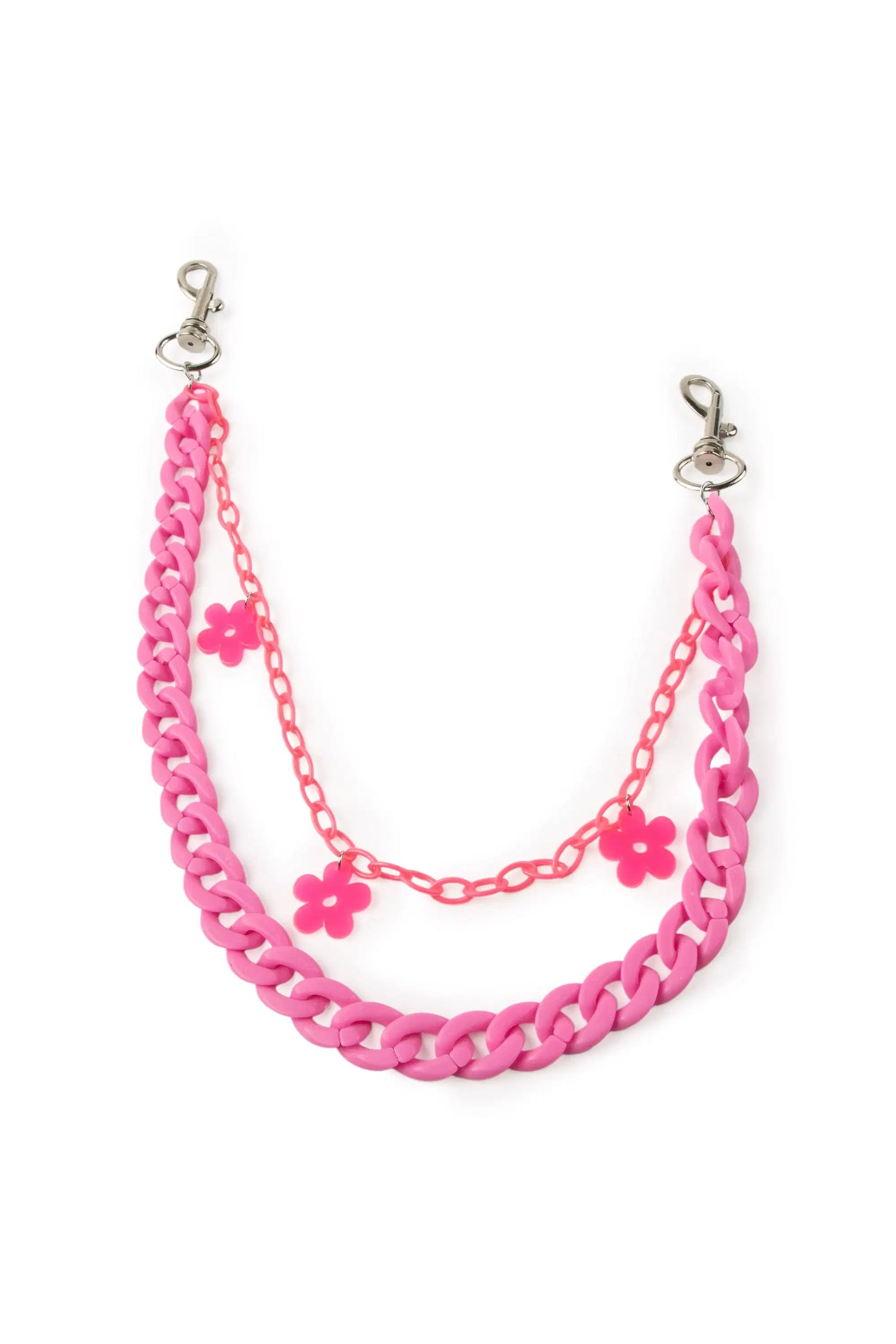 Dazy Hot Pink Wallet Chain