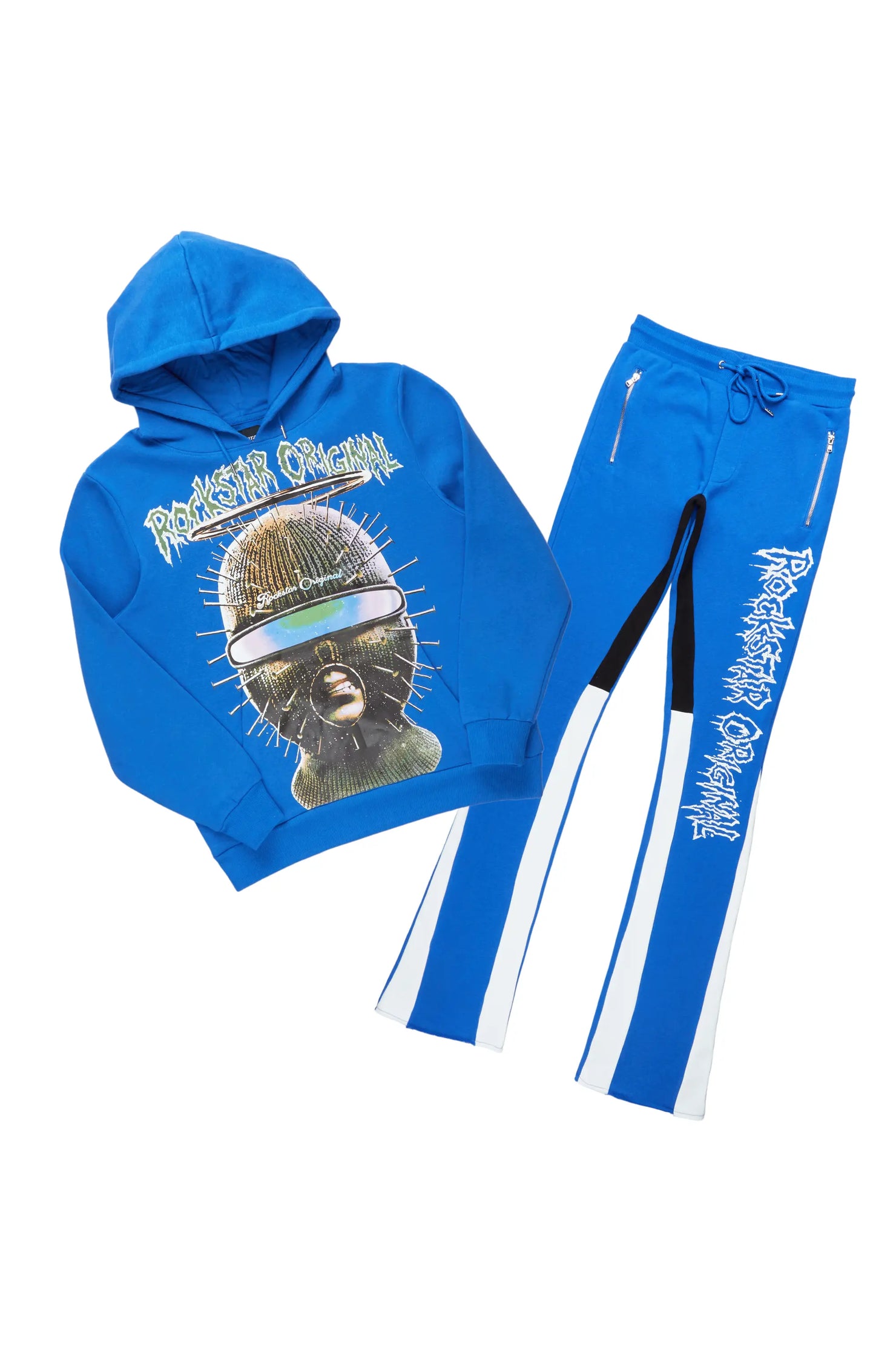 Deem Royal Blue Stacked Flare Track Set