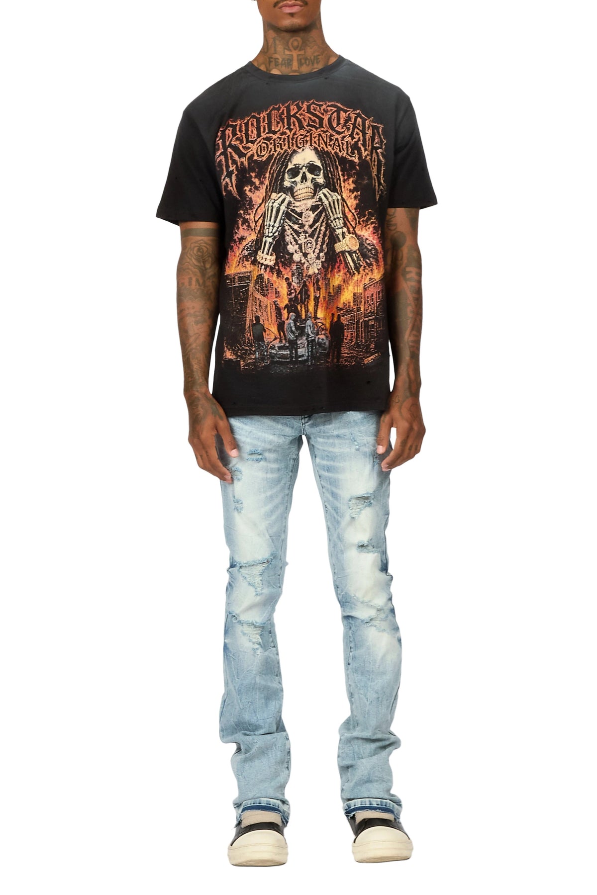 Kurnie Medium Blue Stacked Jean