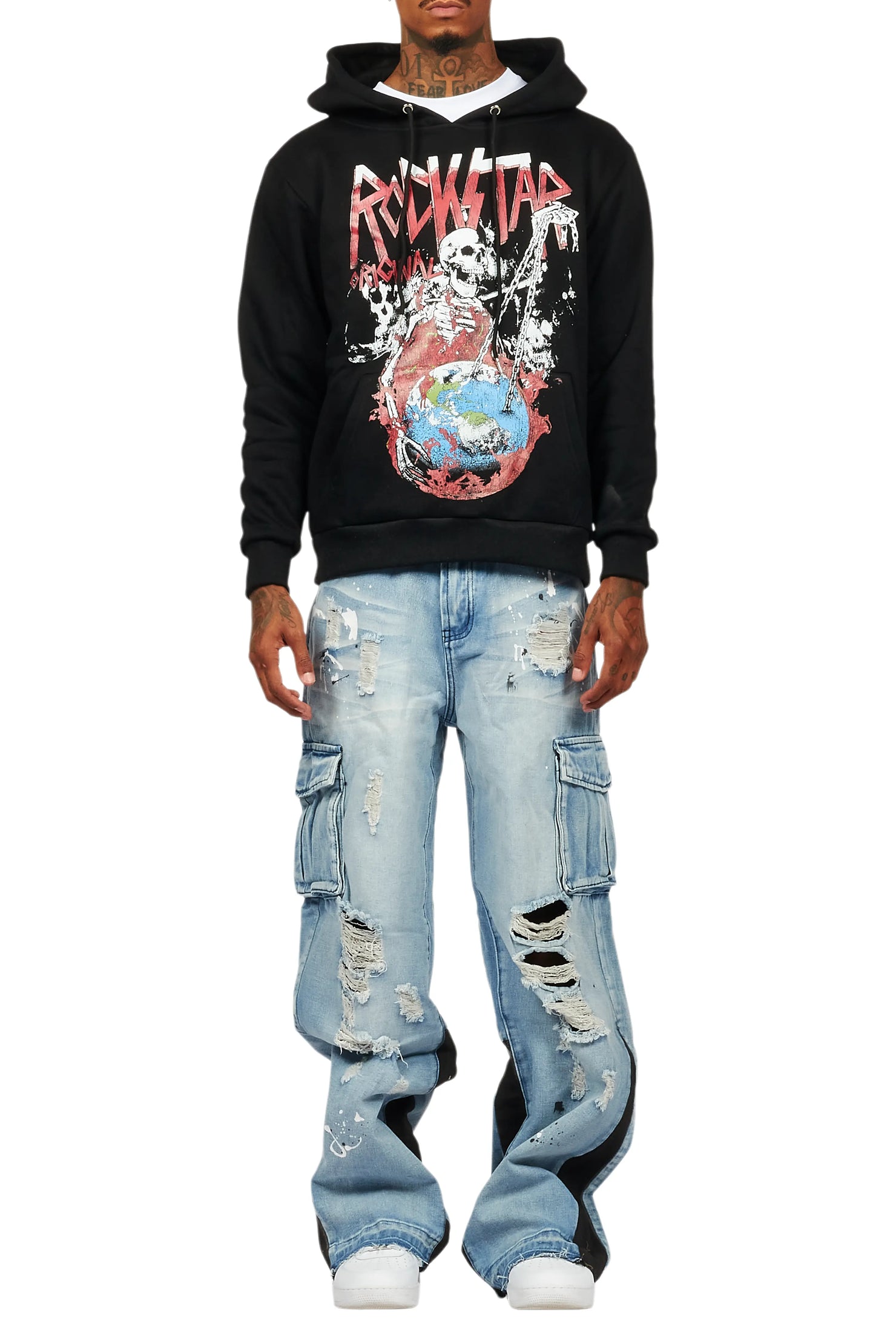Barrett Black/Blue Hoodie/Baggy Fit Jean Bundle