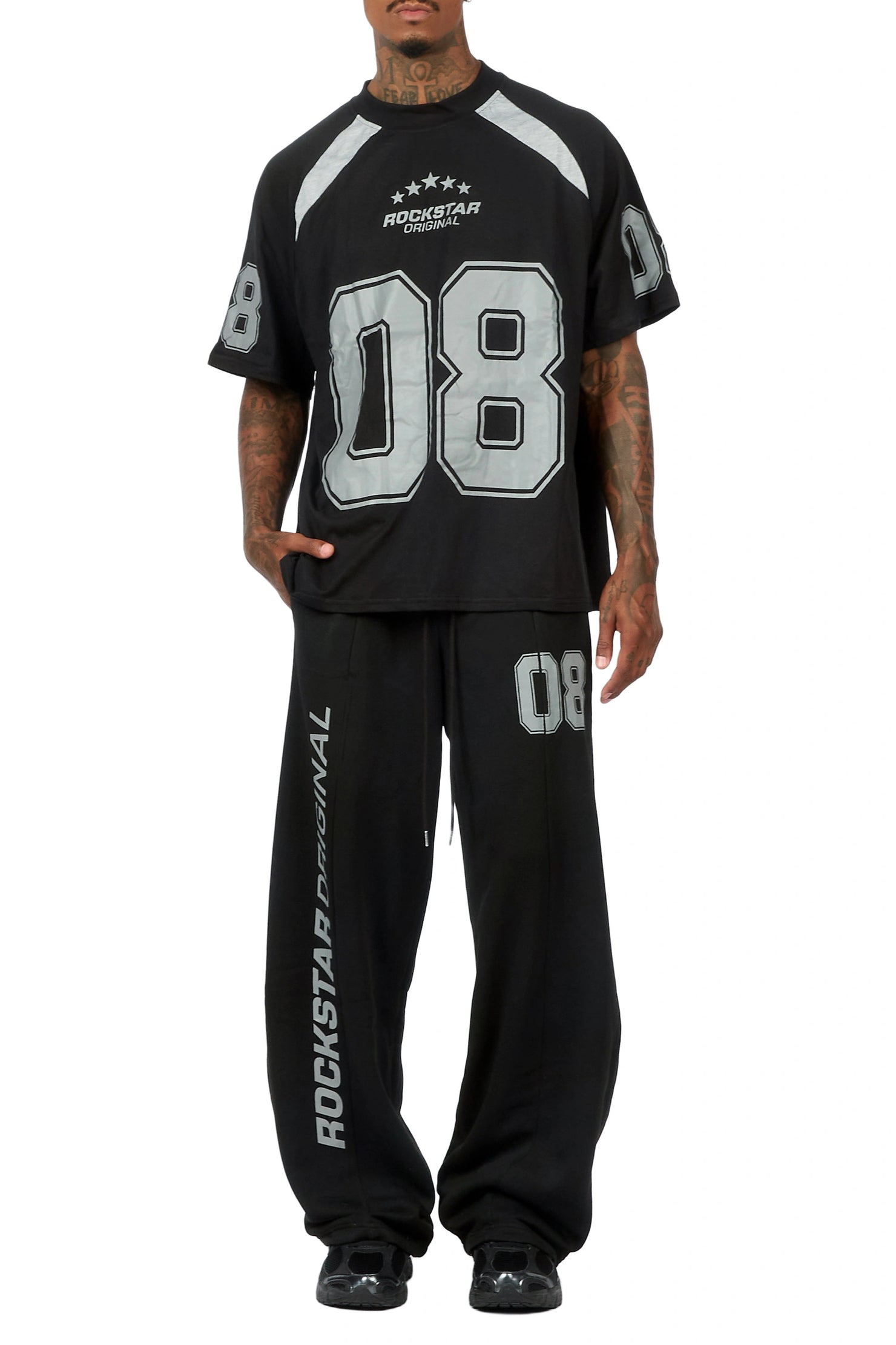 Wenner Black T-Shirt/Barrel Fit Set