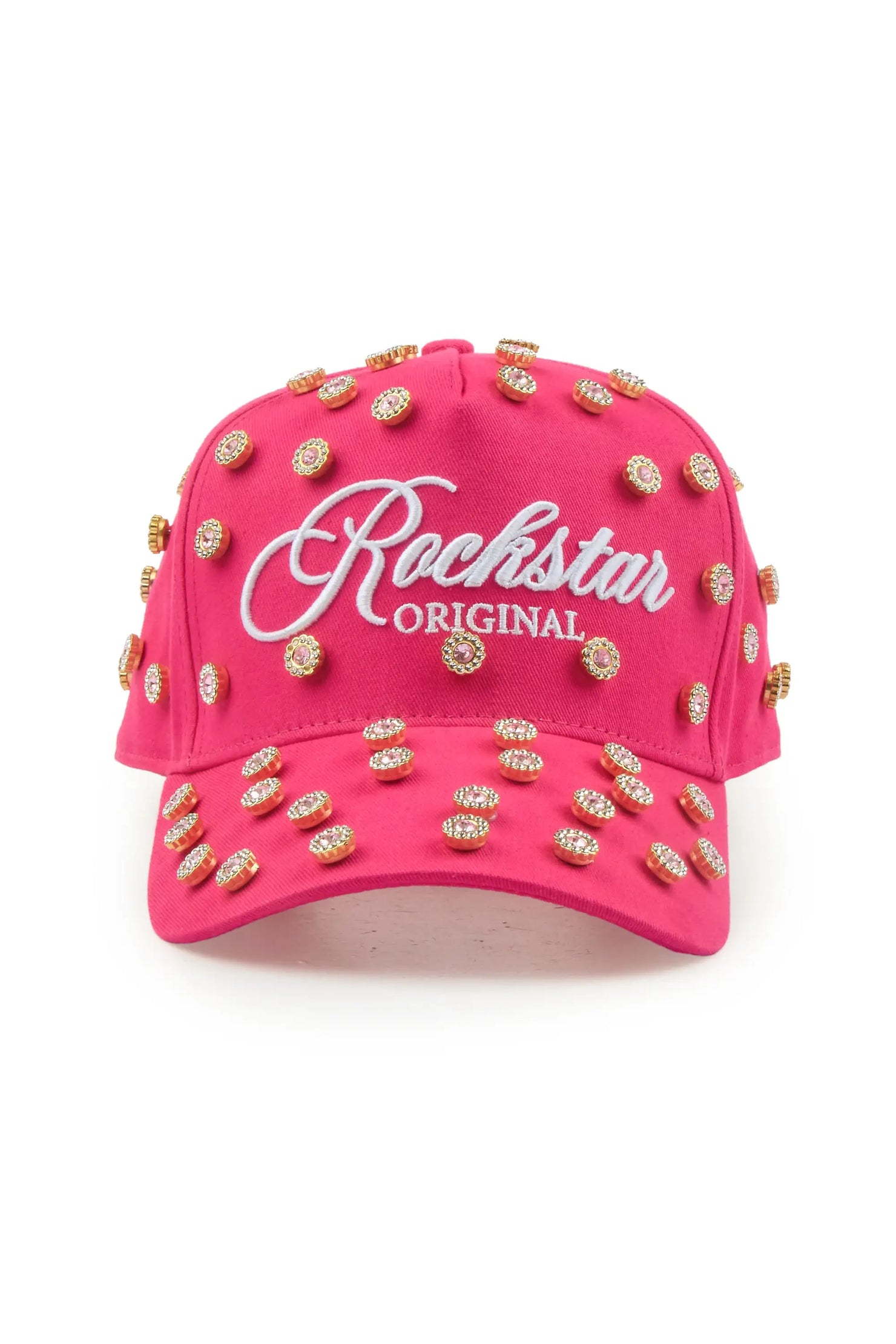 Shalawna Hot Pink Rhinestone Trucker Hat