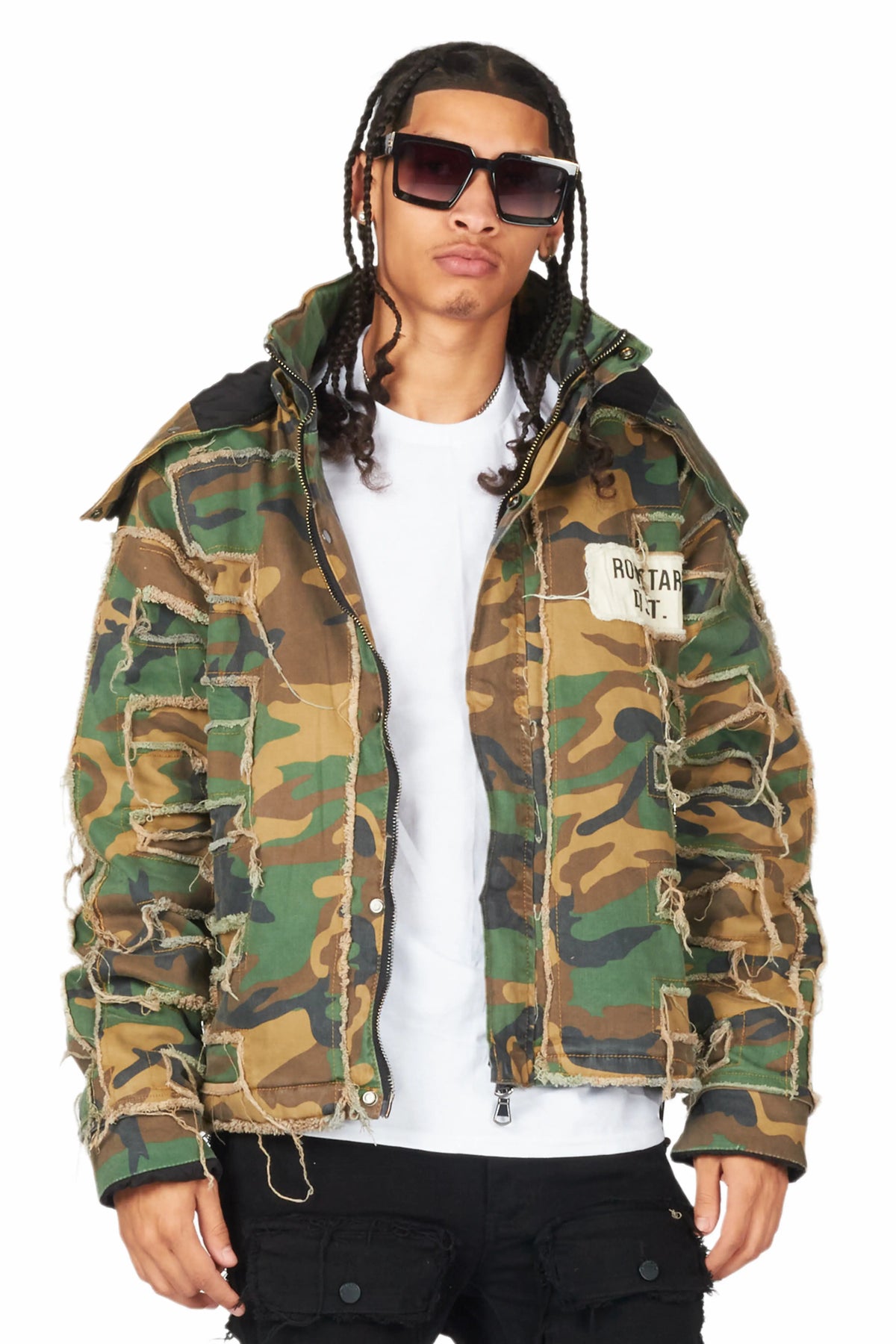 Shake Faded Camo Puffer Jacket– Rockstar Original