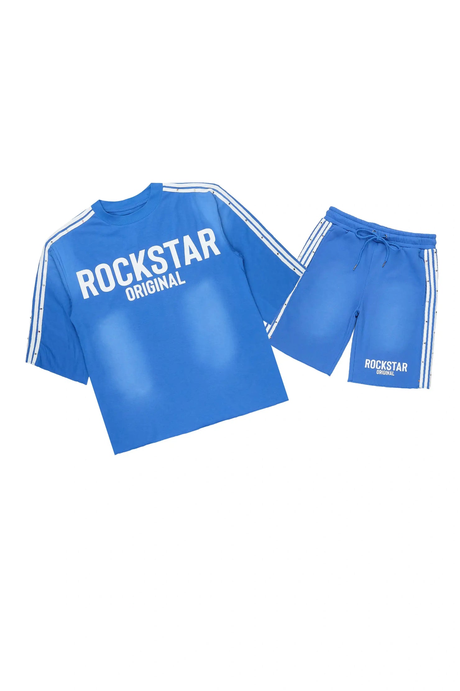 Gulis Royal Rhinestone T-Shirt Short Set