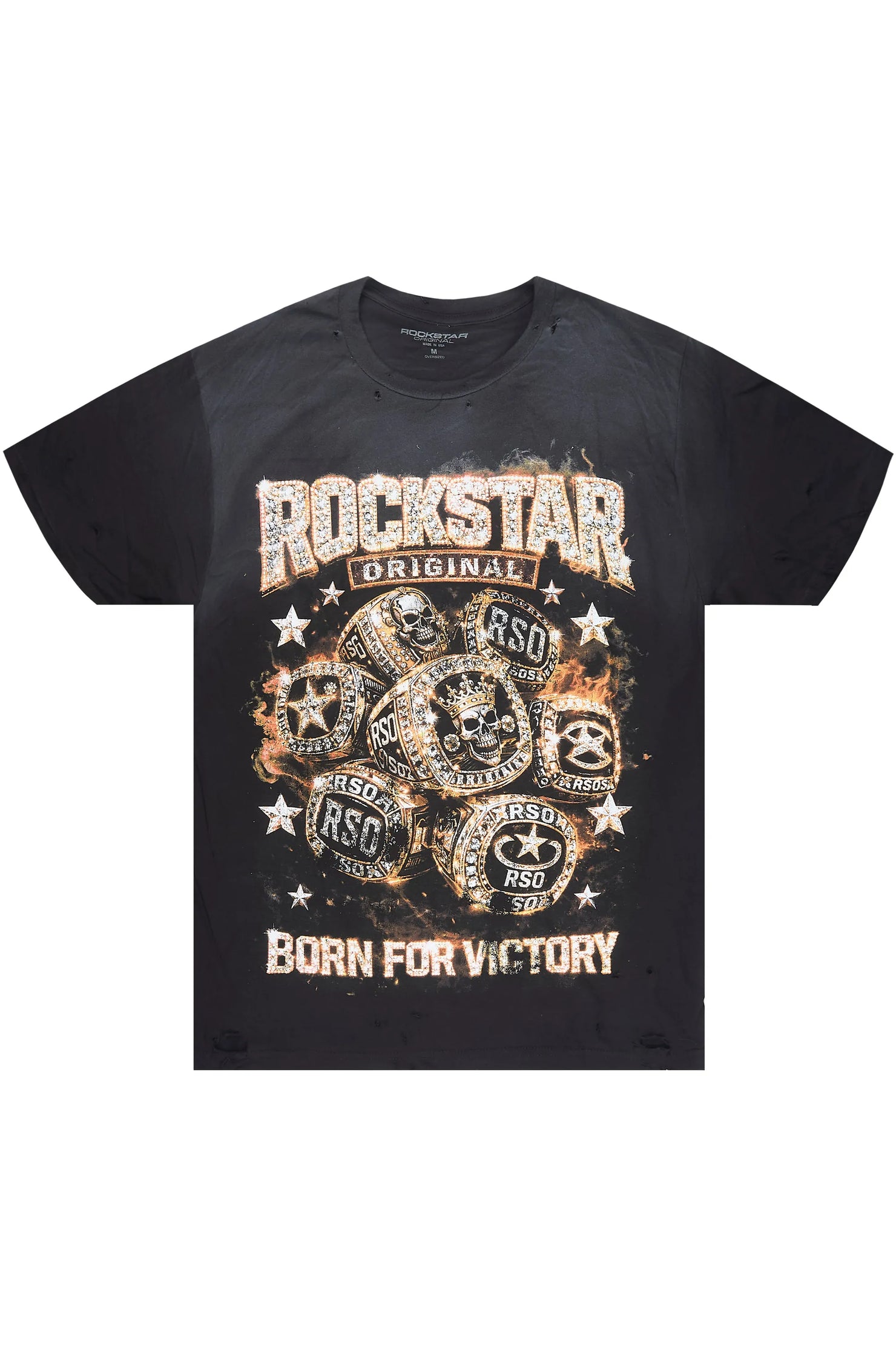 Frazier Black Oversized Graphic T-Shirt