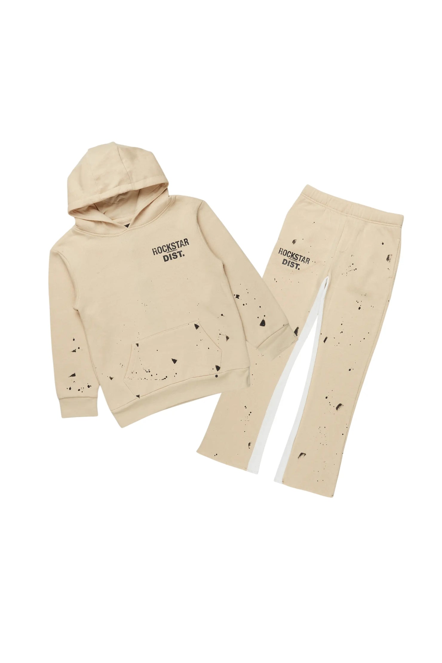 Boys Raffer Beige Stacked Flare Track Set