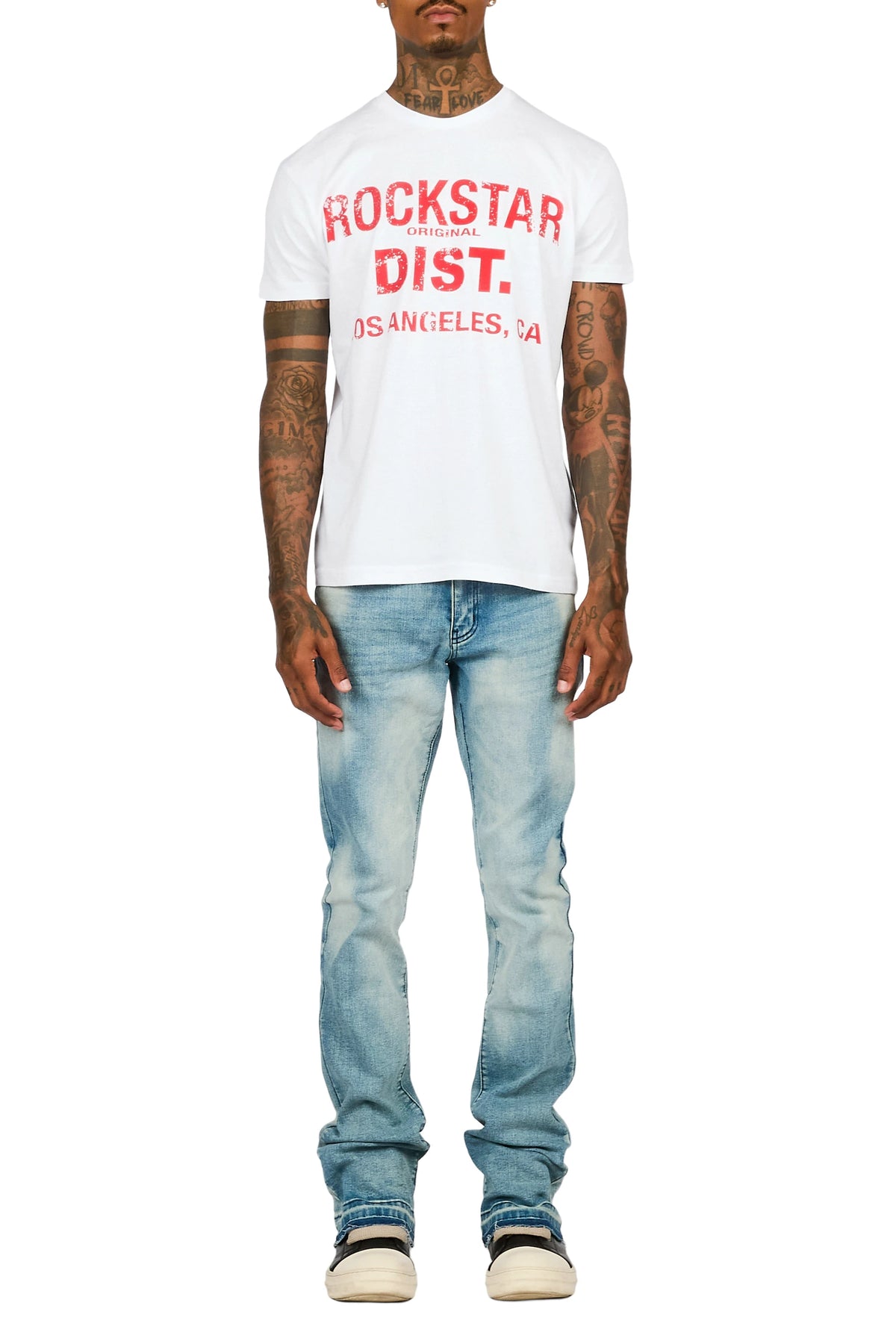 Callier Medium Blue Stacked Jean