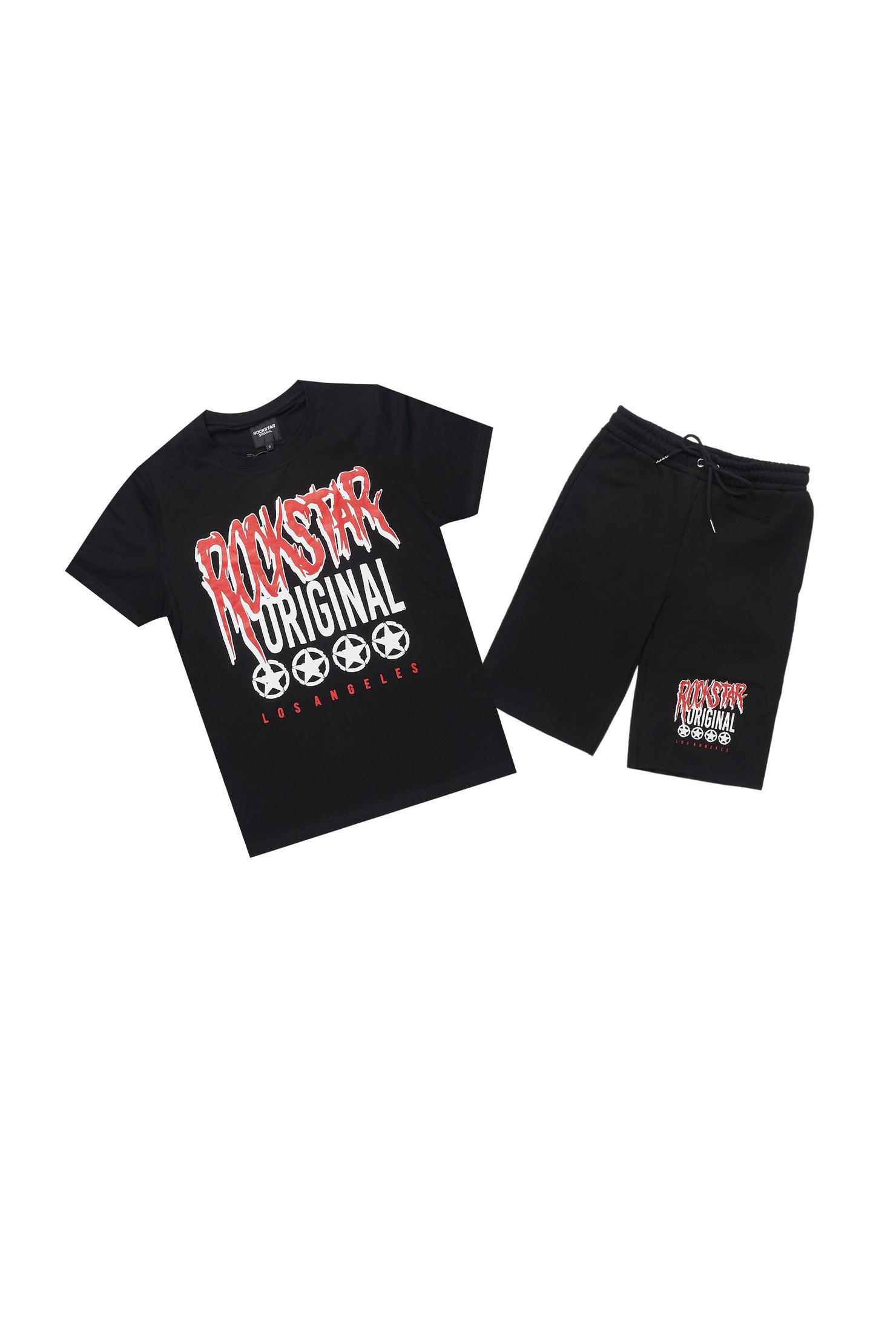 Boys Wizzurd Black T-Shirt/Short Set
