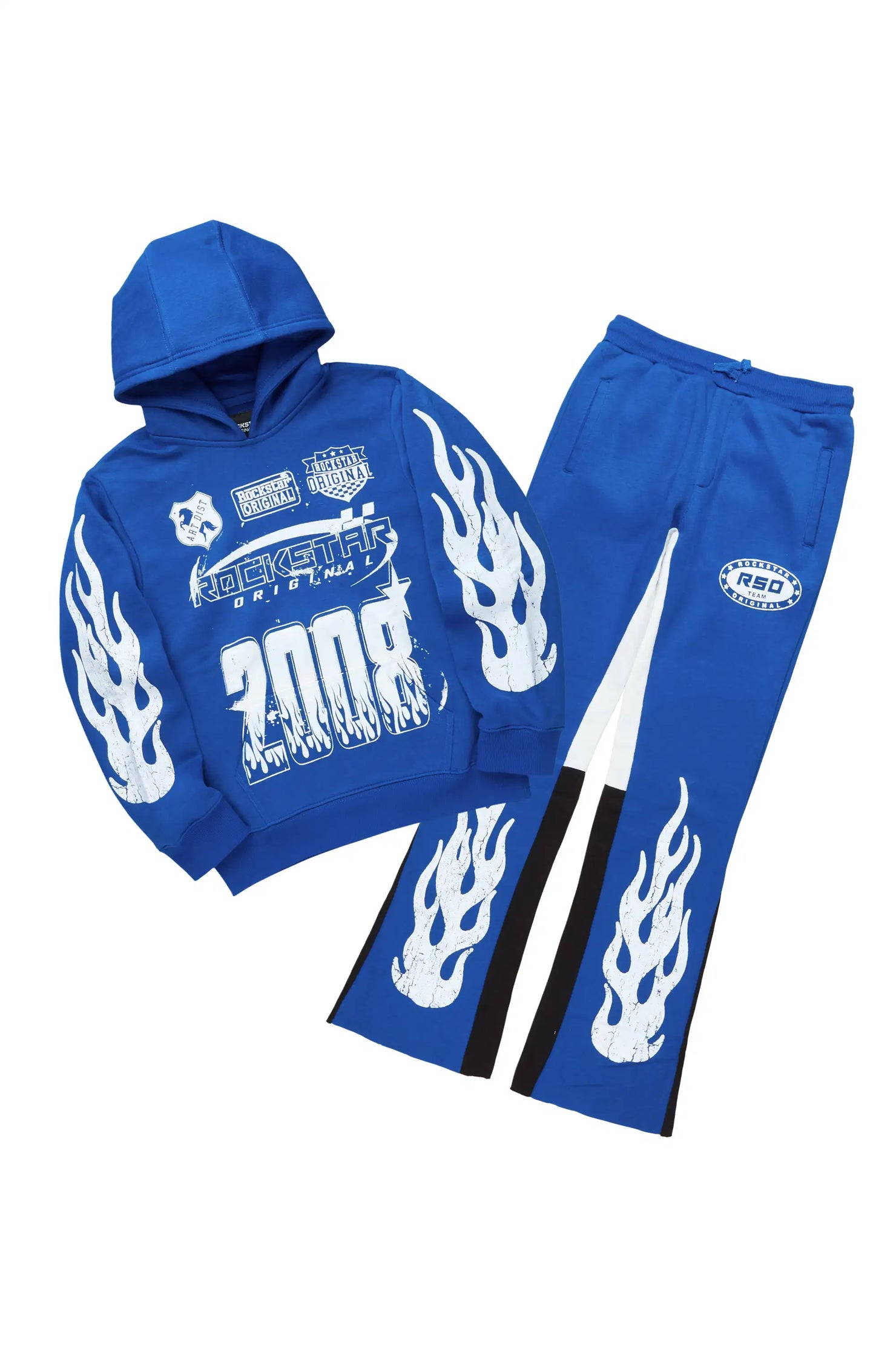 Boys Amos Royal Blue Stacked Track Set