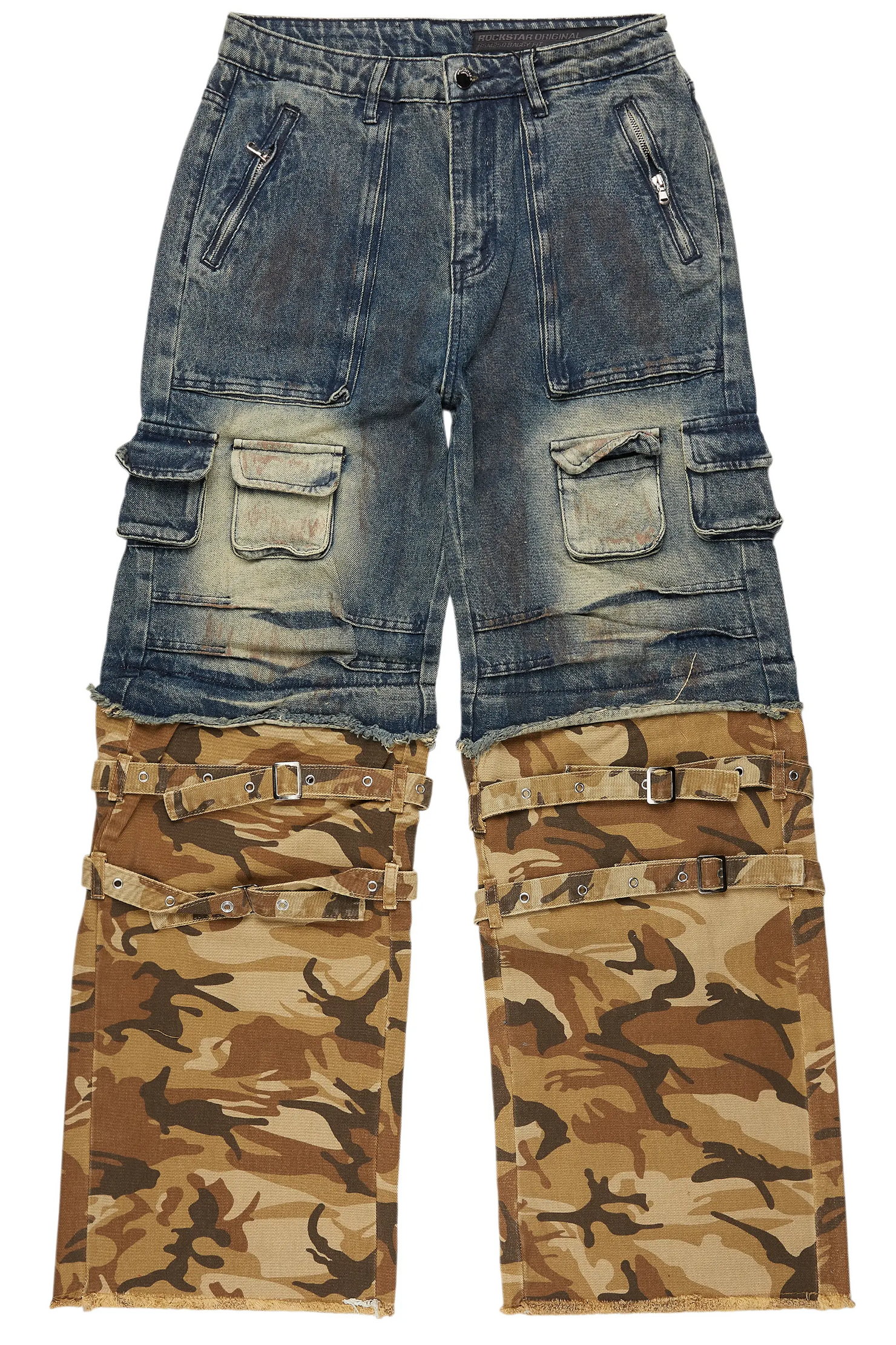 Exxus Dark Blue Baggy Fit Jean