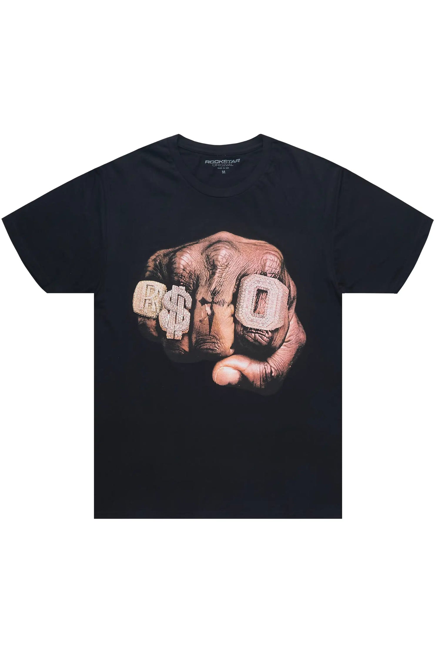 Janus 2.0 Black Oversized Graphic T-Shirt
