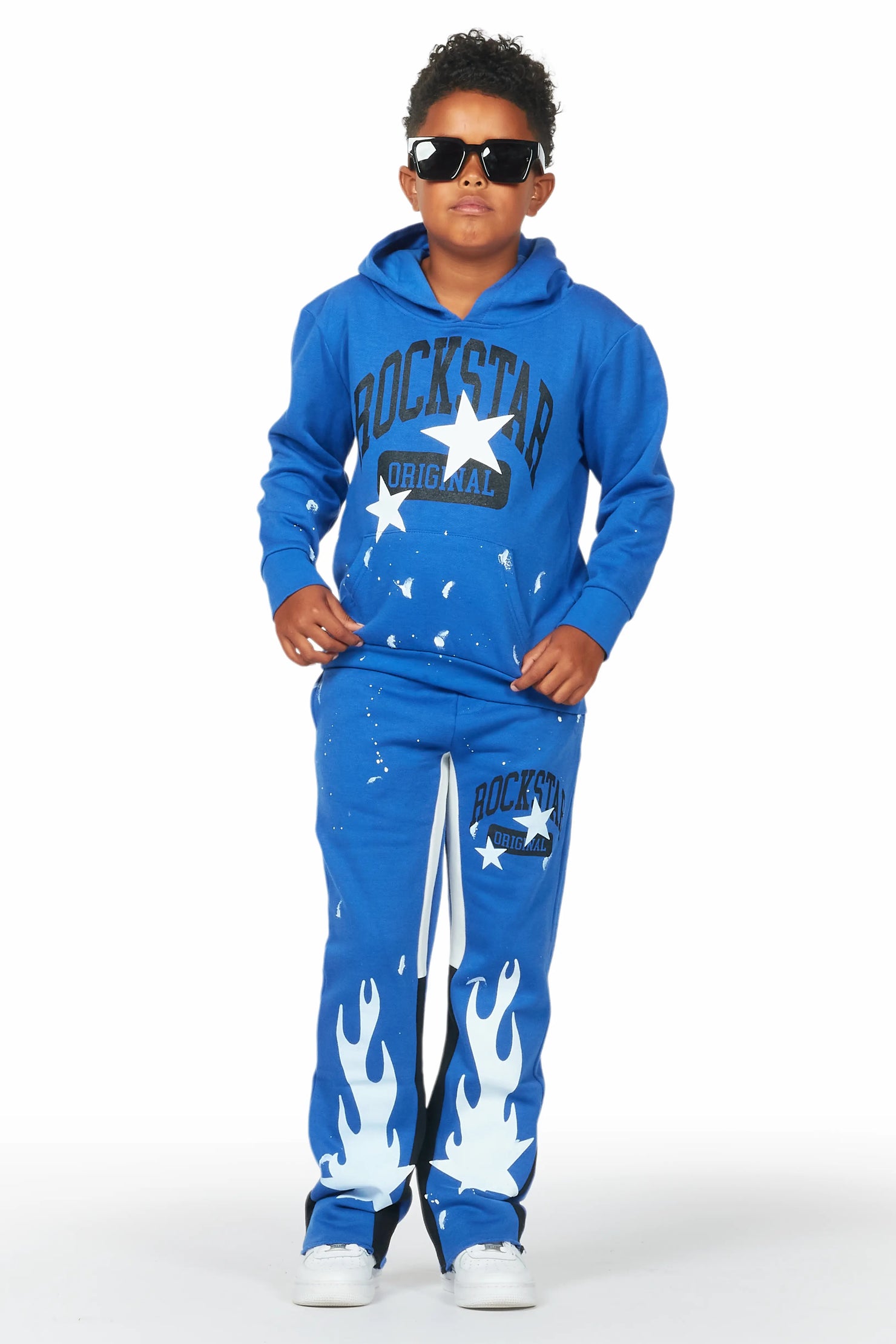 Boys Malie Royal Baggy Fit Pant Set