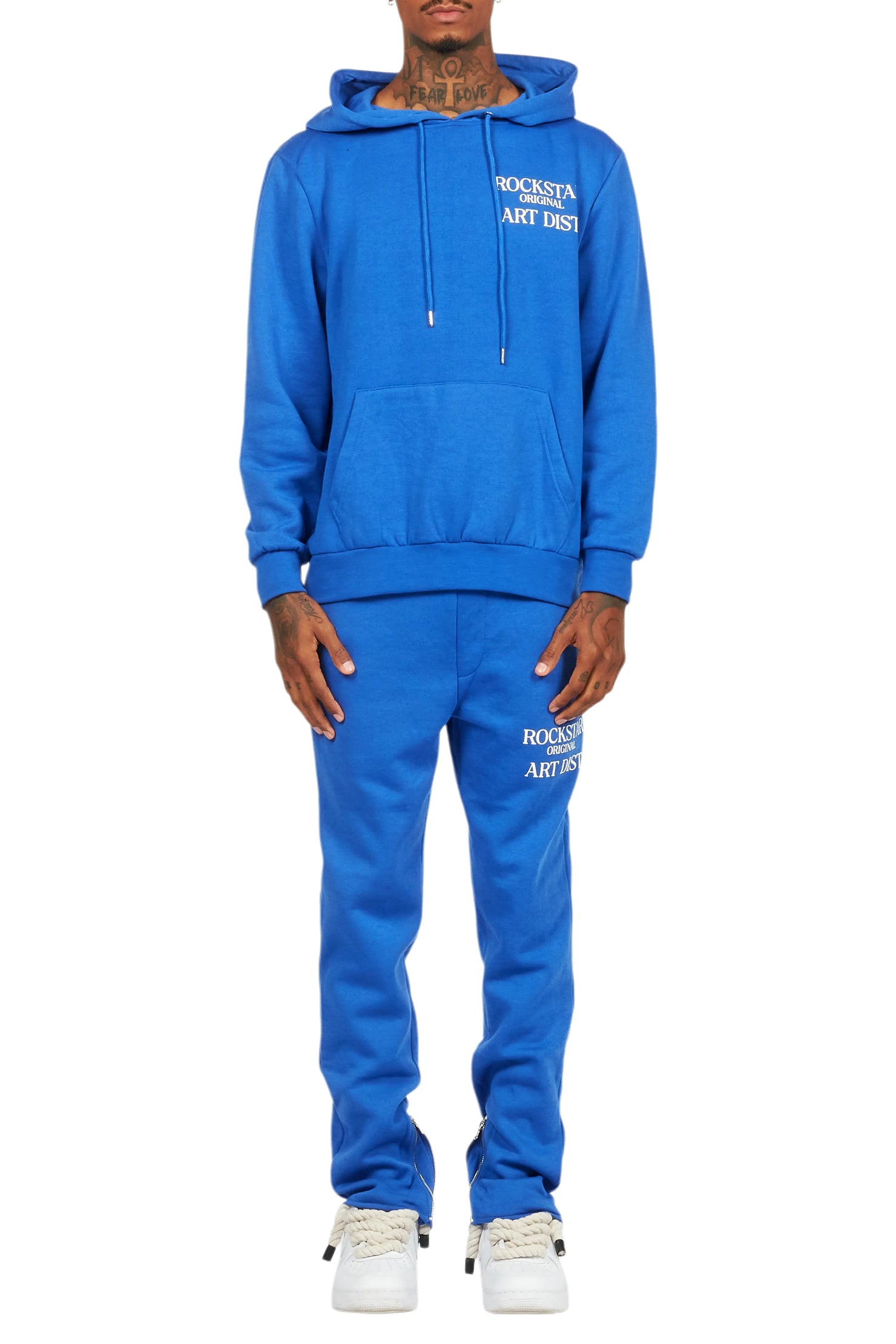 Briggs Royal Blue Hoodie/Slim Fit Track Set