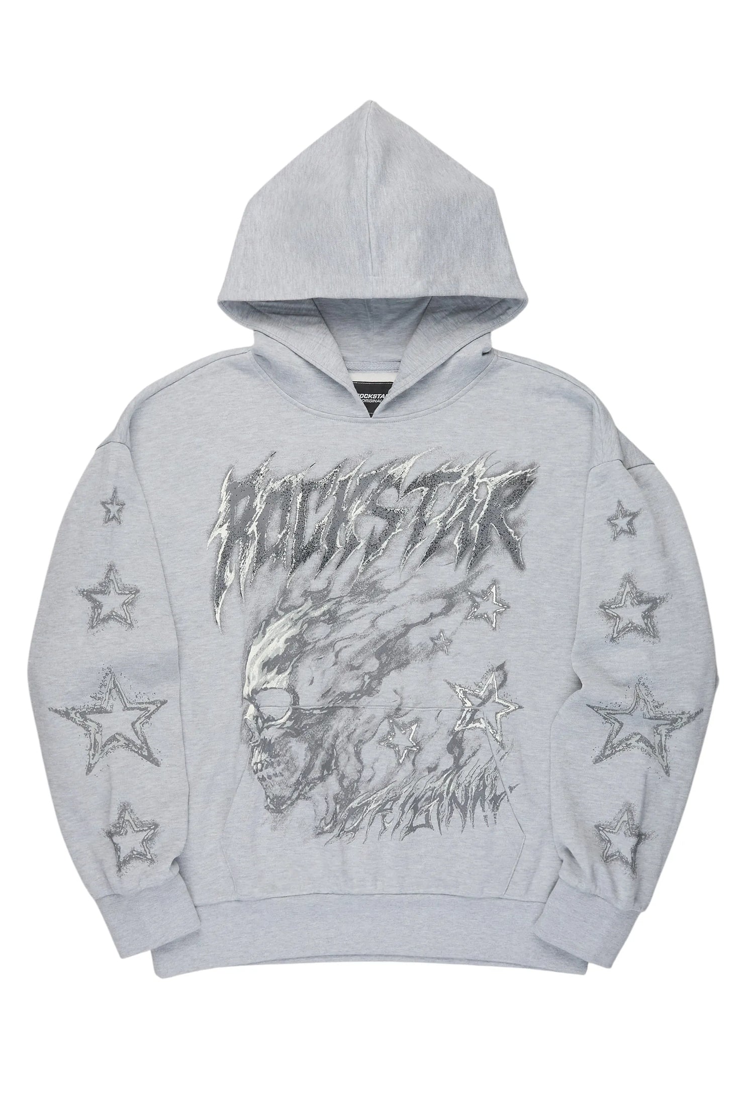 Jantra Heather Grey Graphic Hoodie