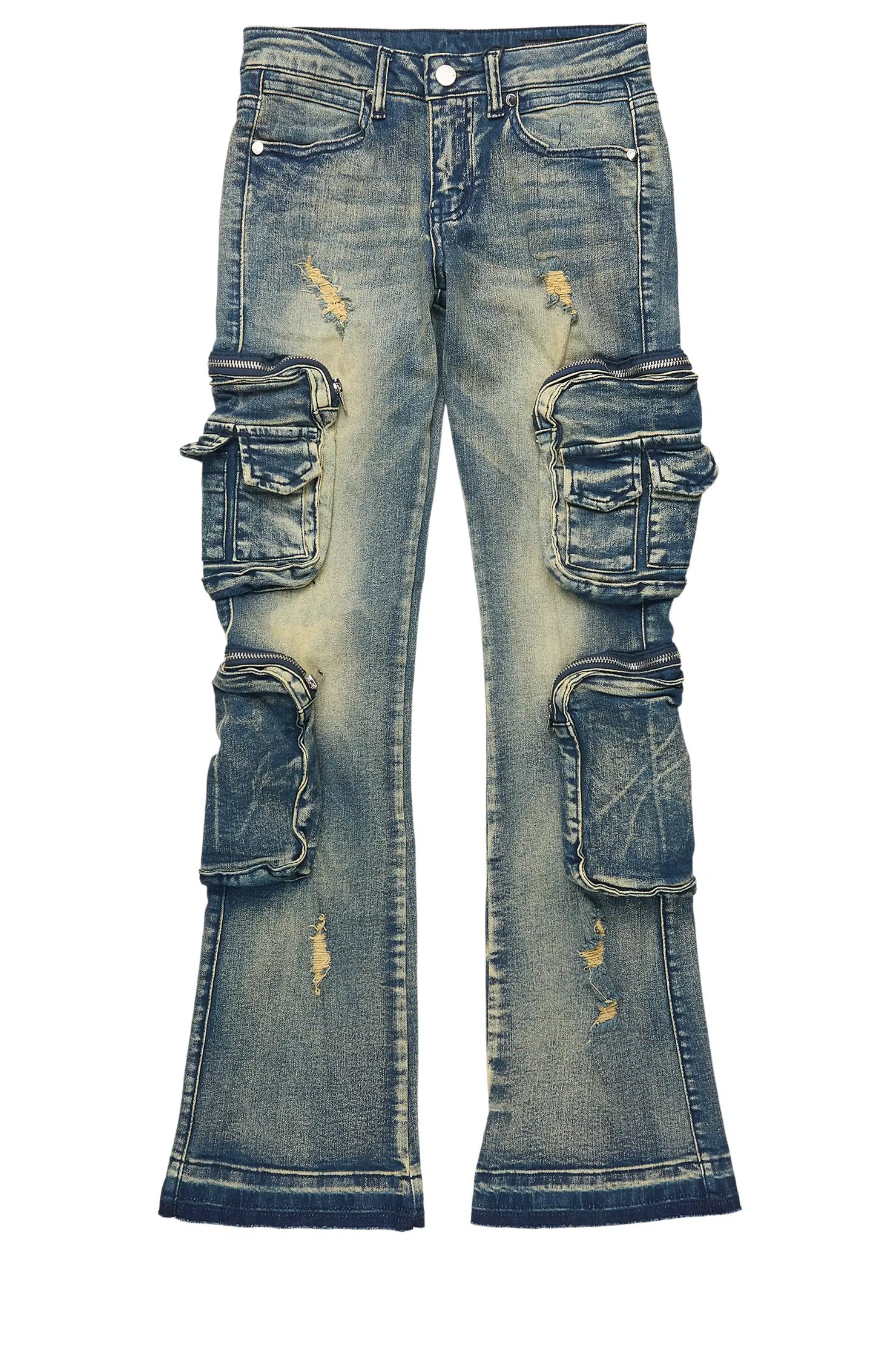 Girls Alisson Tint Stacked Flare Jean