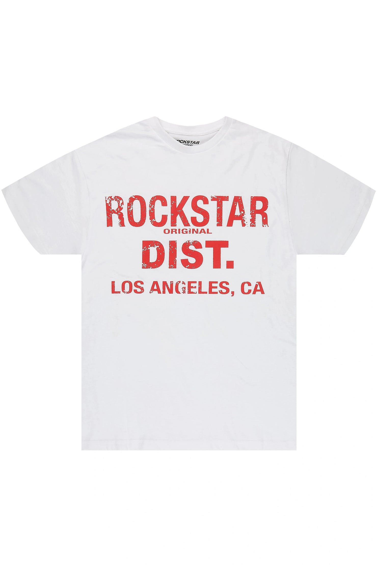 Lake 4.0 White/Red Graphic T-Shirt