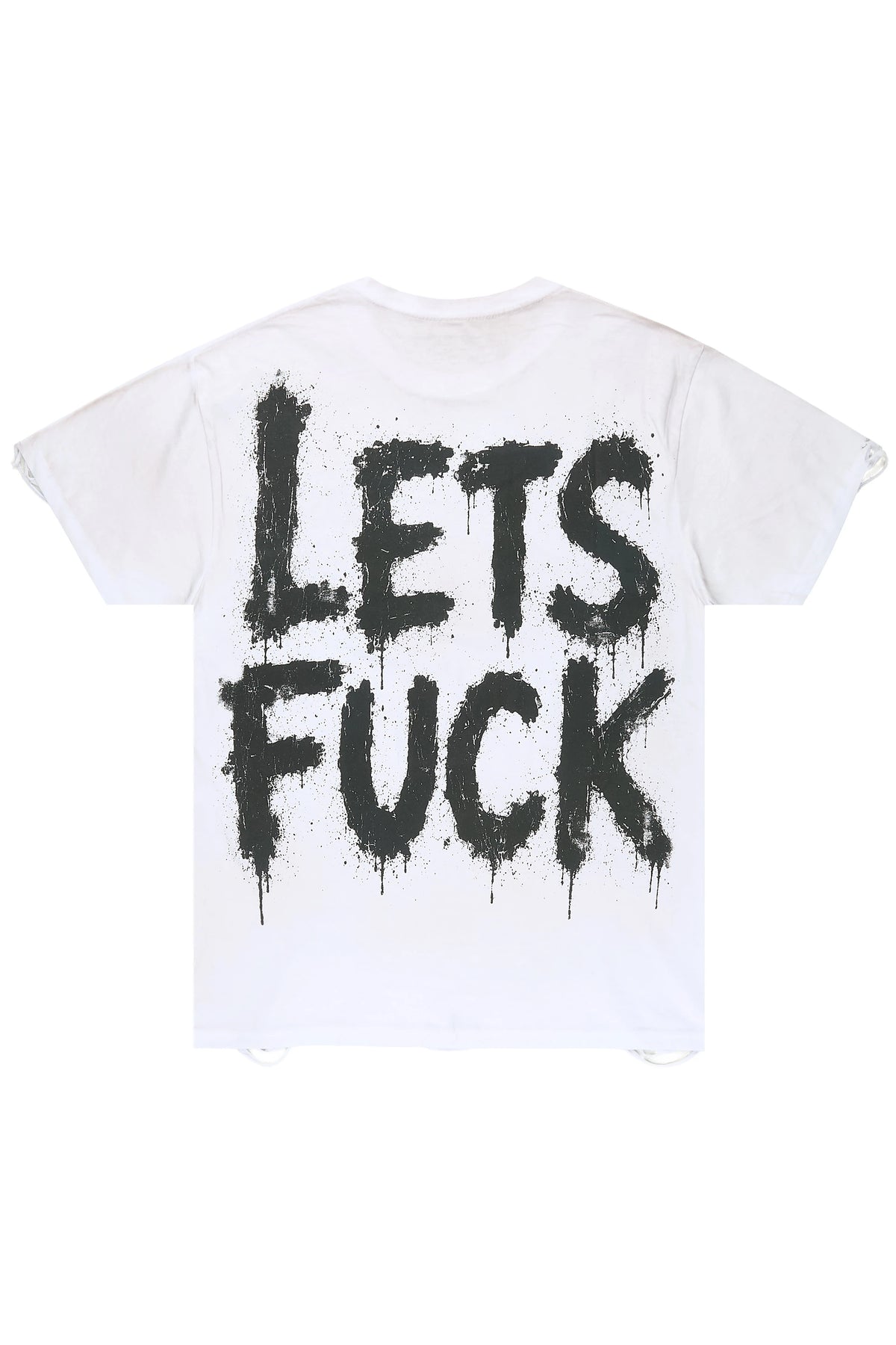 Caius White Oversized Graphic T-Shirt