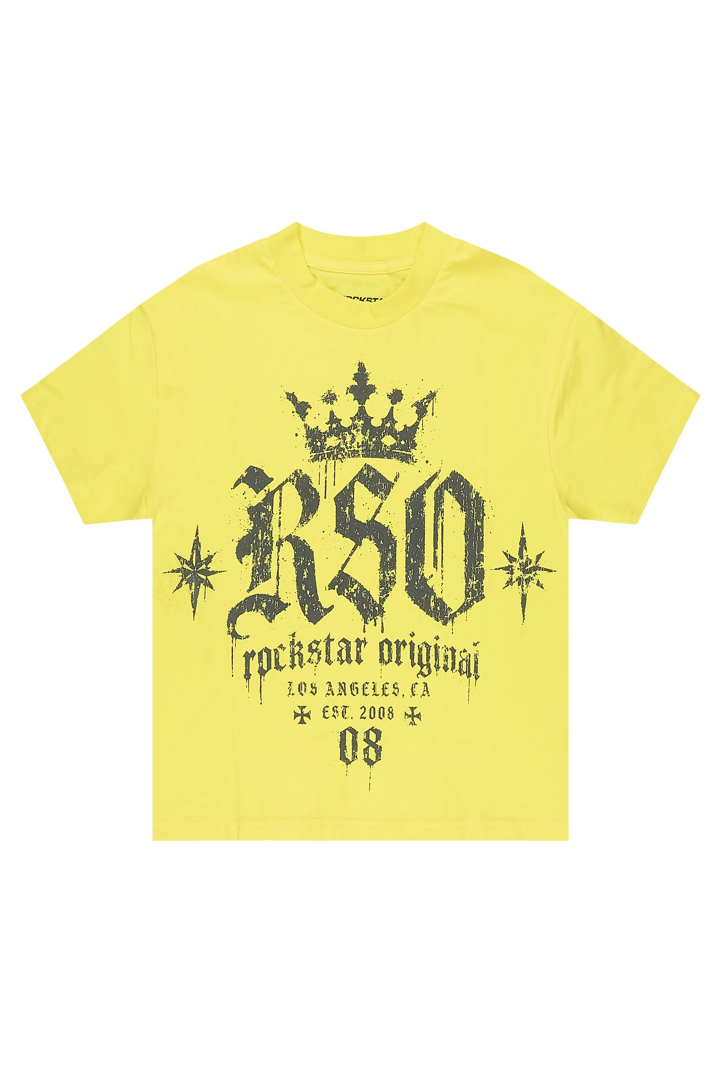 Girls Cicatrix Yellow Graphic T-Shirt