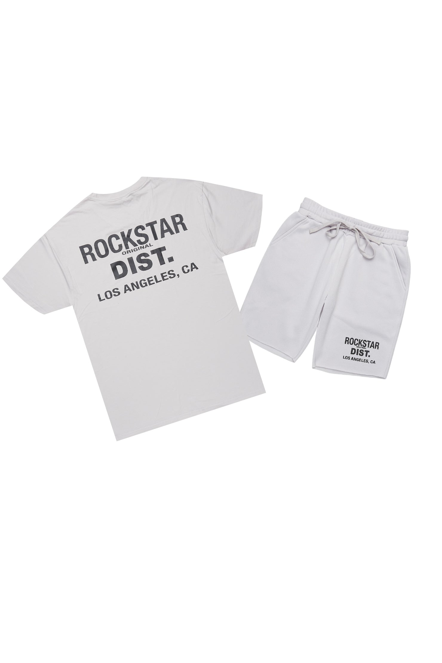 Dalasia Grey T-Shirt Short Set