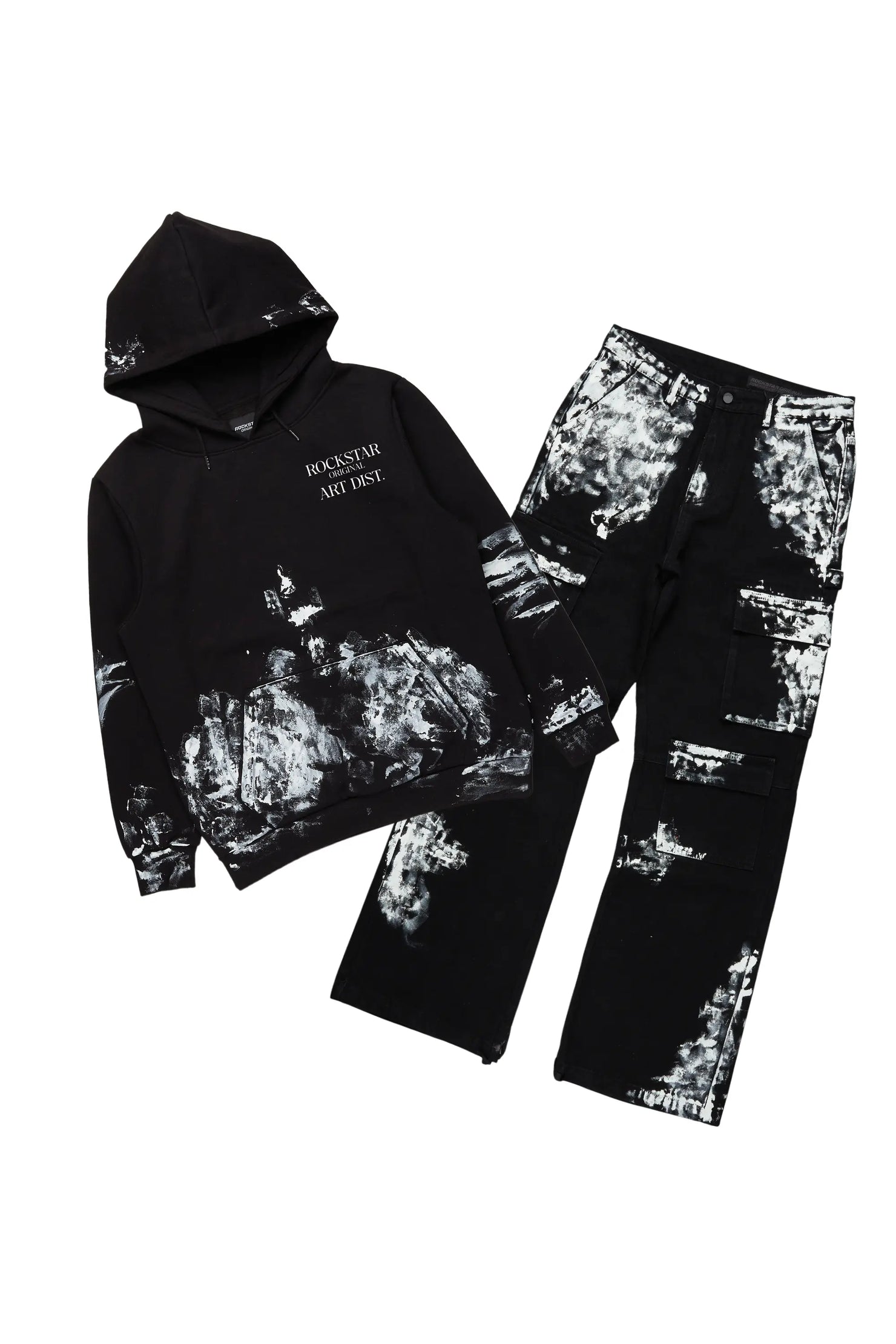 Filip Black Hoodie & Baha Baggy Fit Jean Bundle