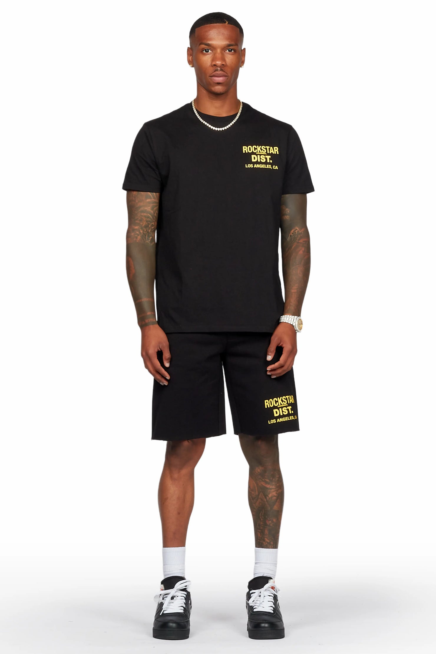 Lake Black T-Shirt/Short Set