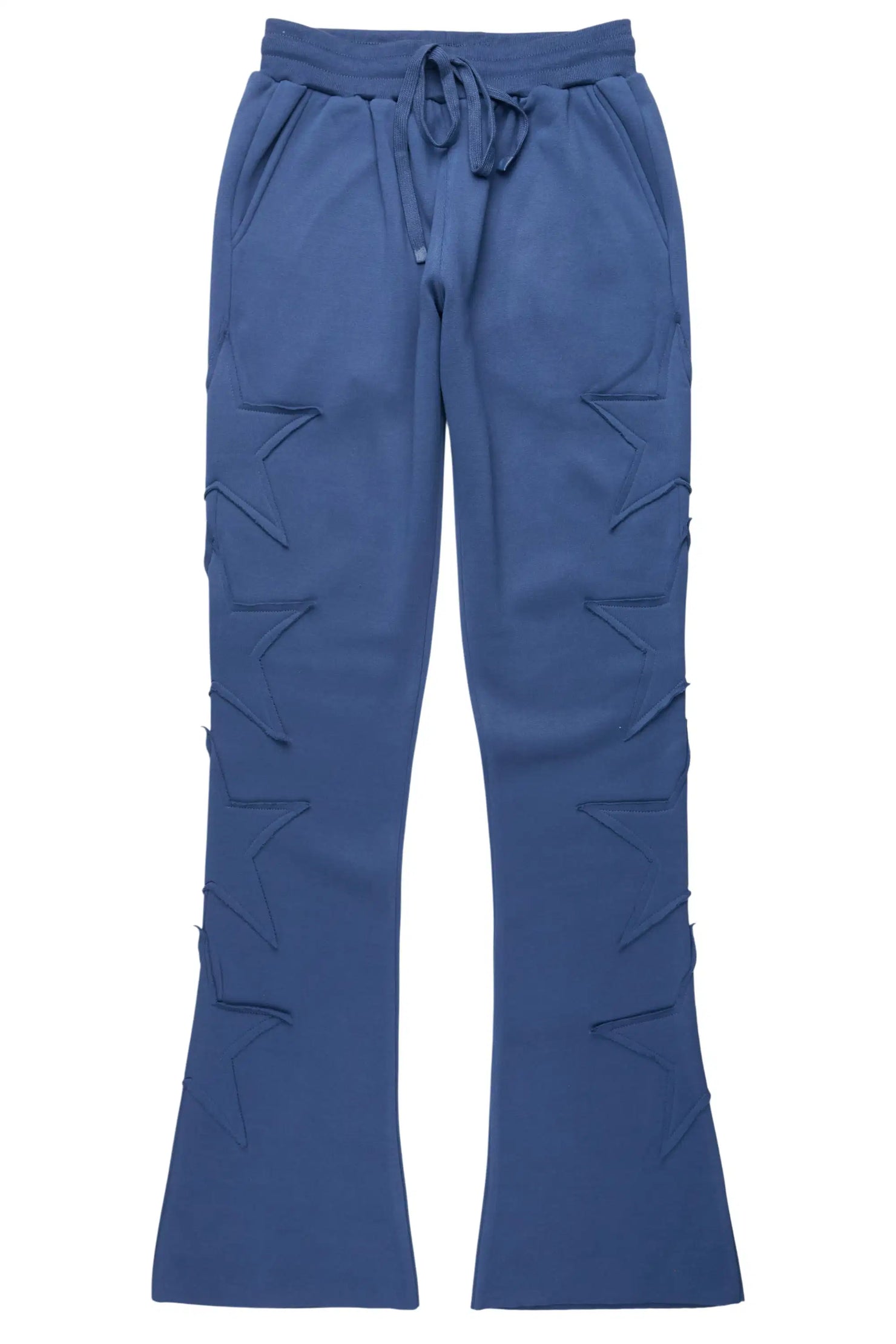 Sinayah Navy Stacked Track Pant