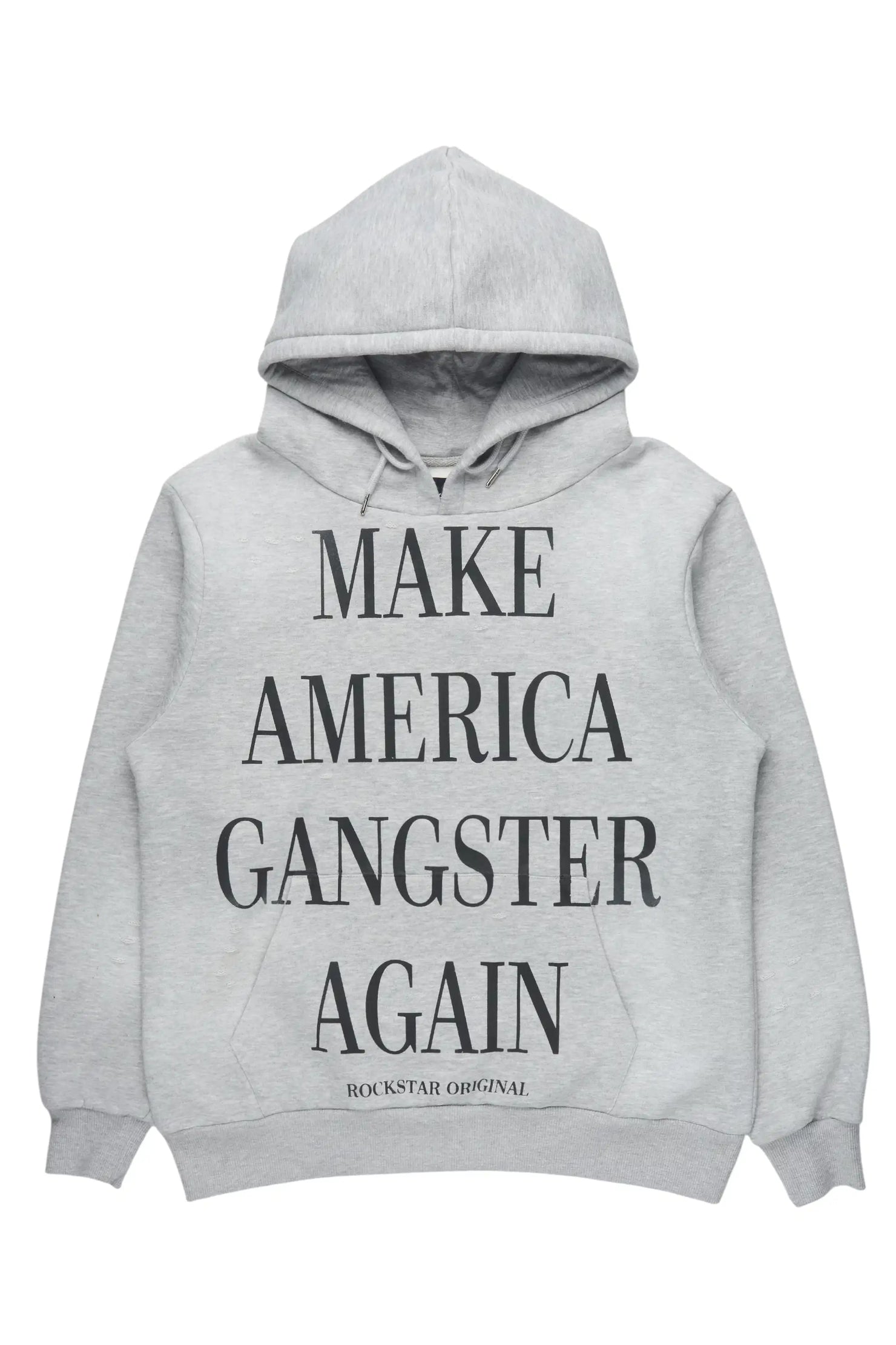 Drake Heather Grey Graphic Hoodie