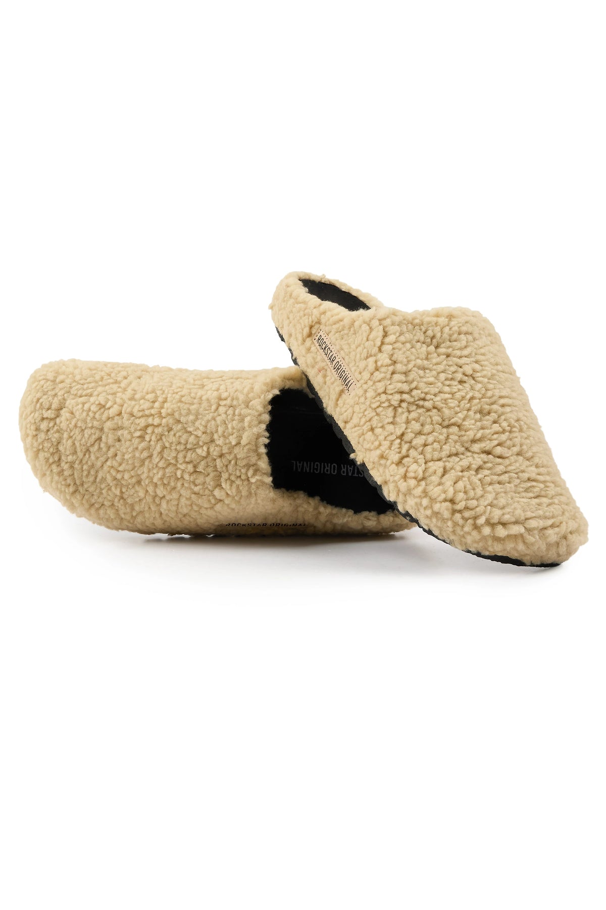Mens Mekky Cream Sherpa Mule