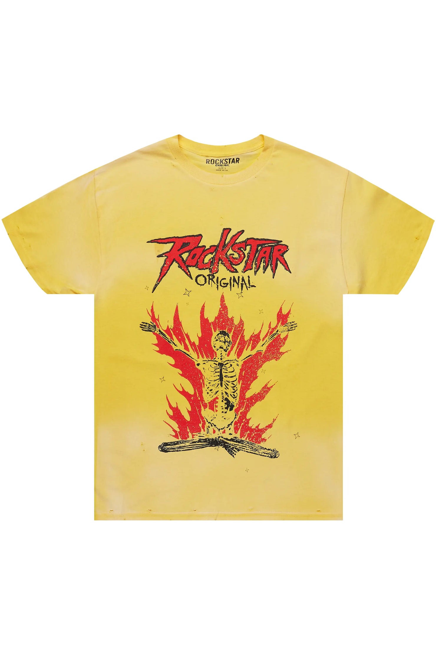 Gaston Yellow Graphic T-Shirt