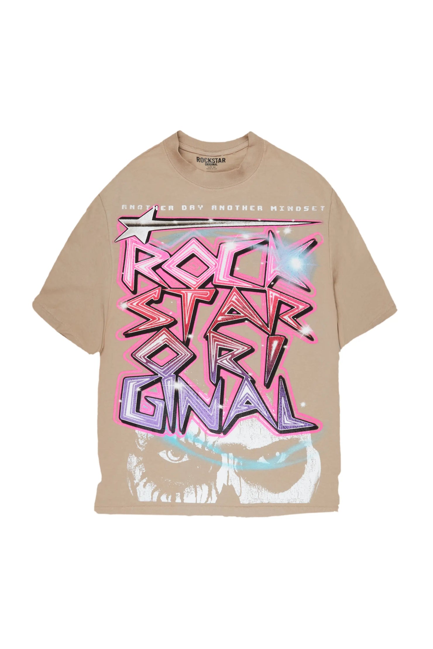 Krog Oatmeal Oversized Graphic T-Shirt