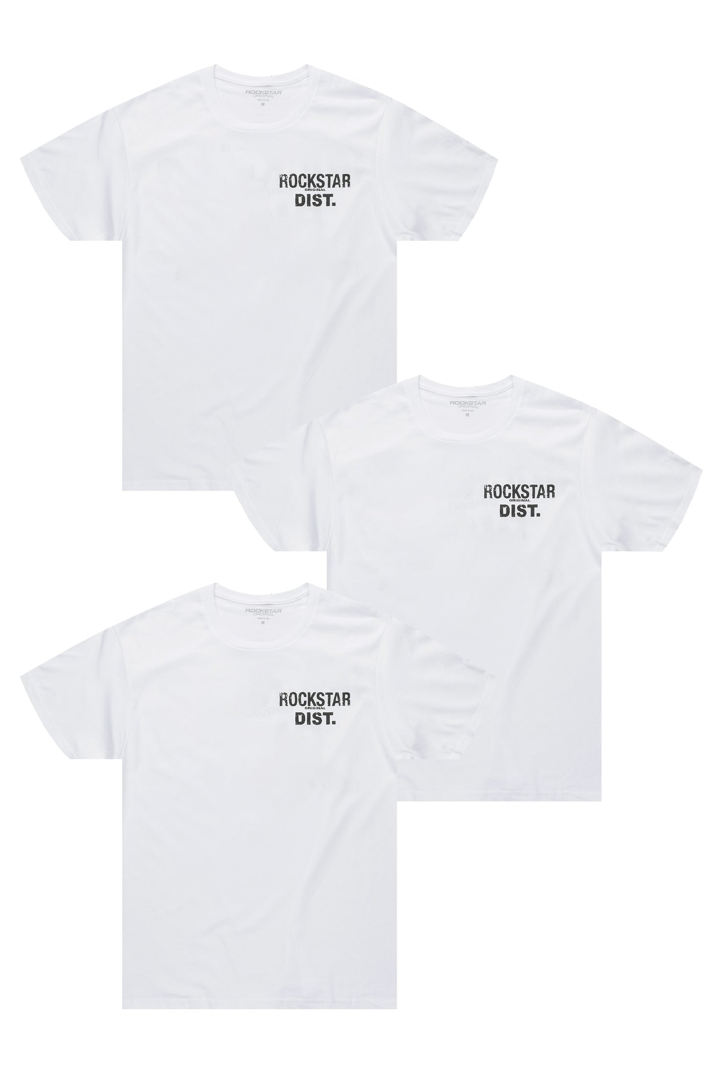 Lake White Printed T-Shirt 3 Pack