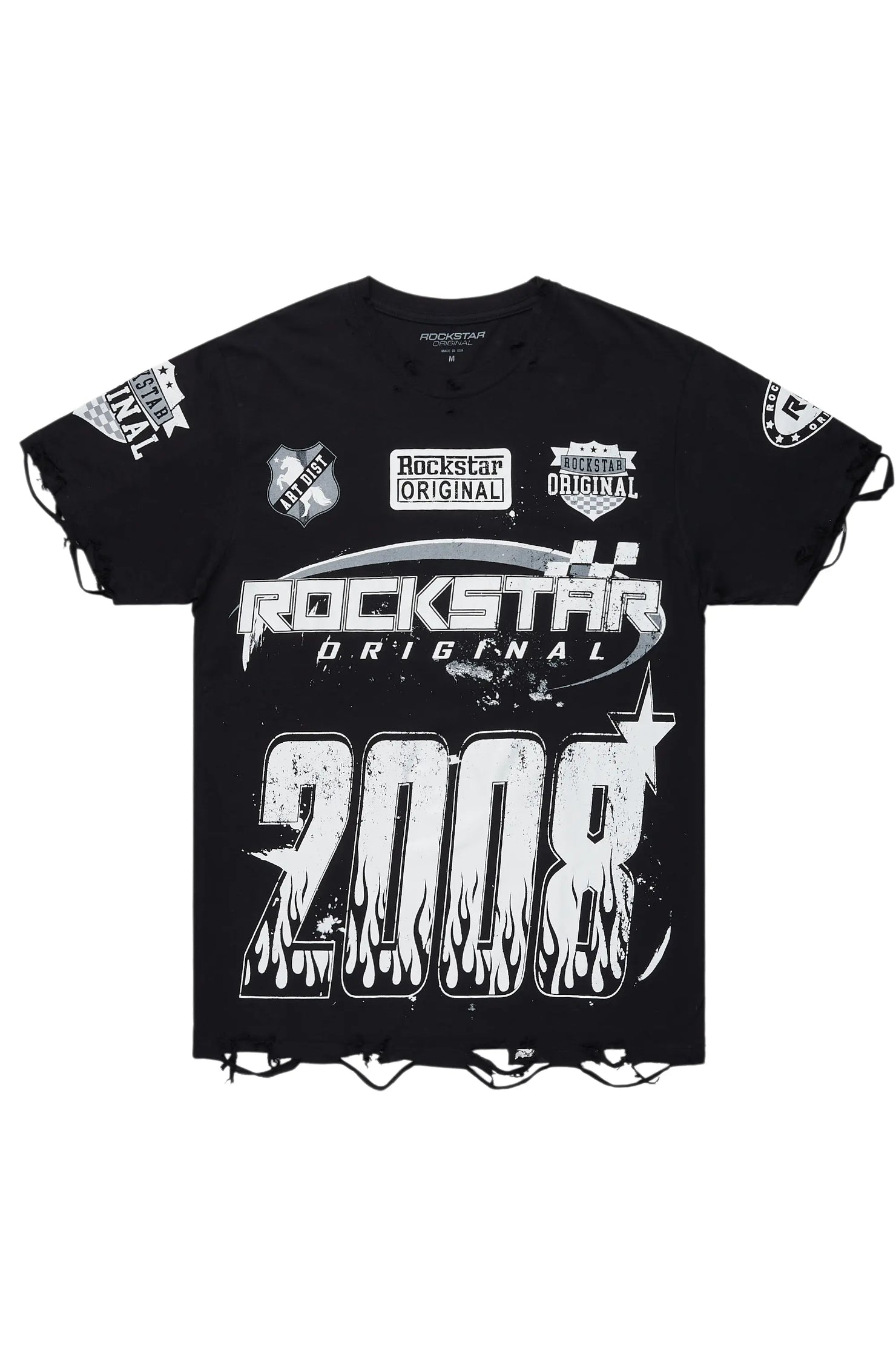 Amos Black Graphic T-Shirt