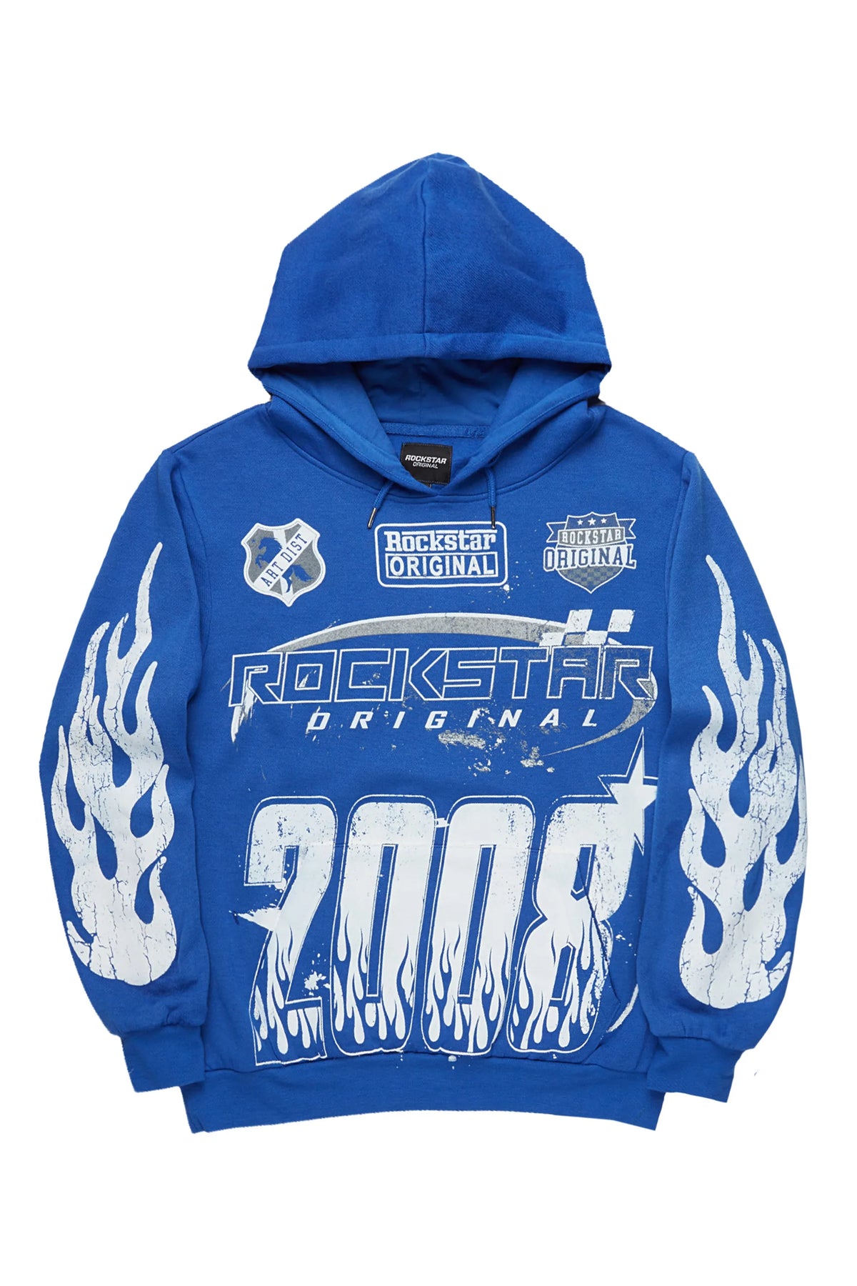 Amos Royal Blue Graphic Hoodie