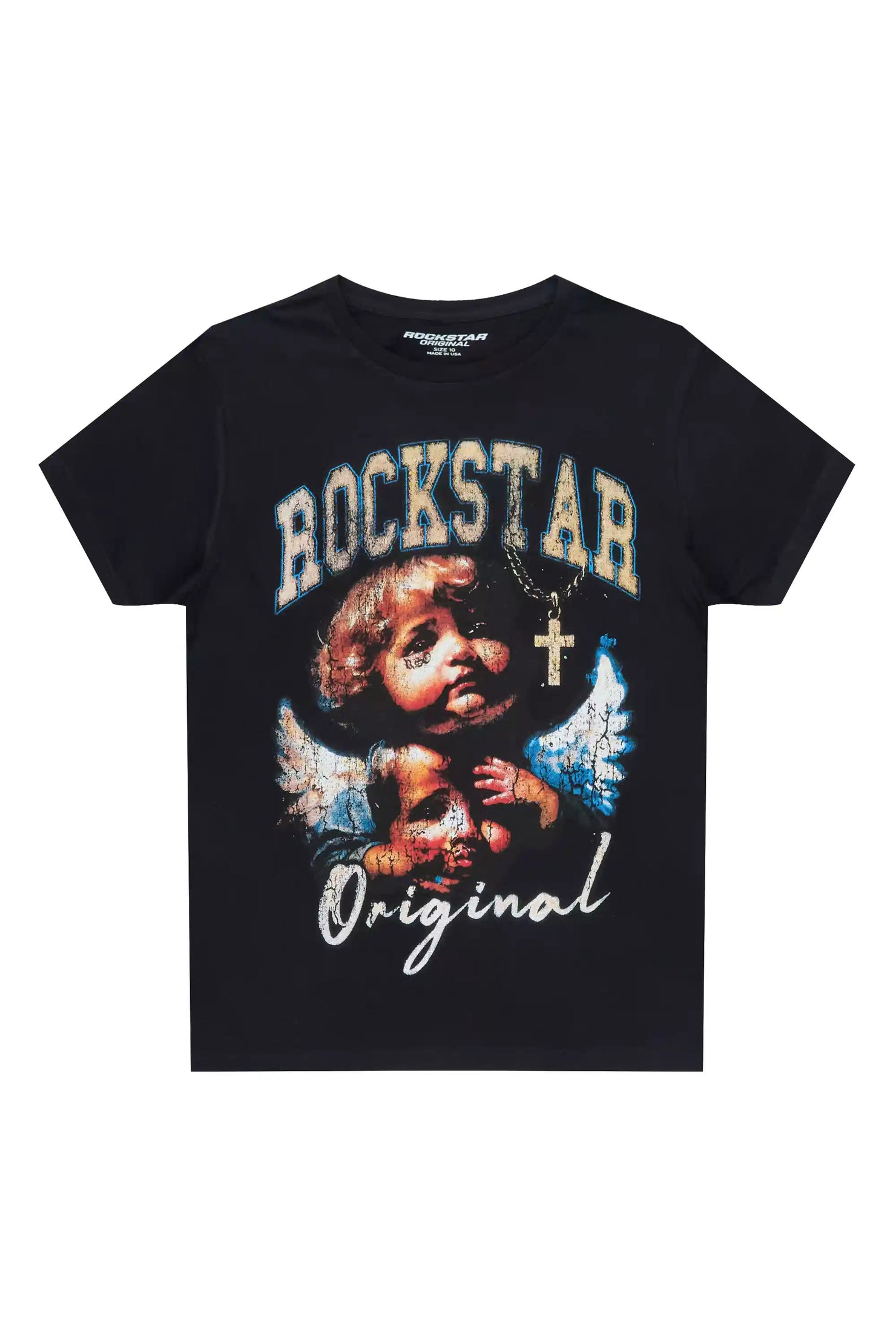 Boys Deiter Black Graphic T-Shirt