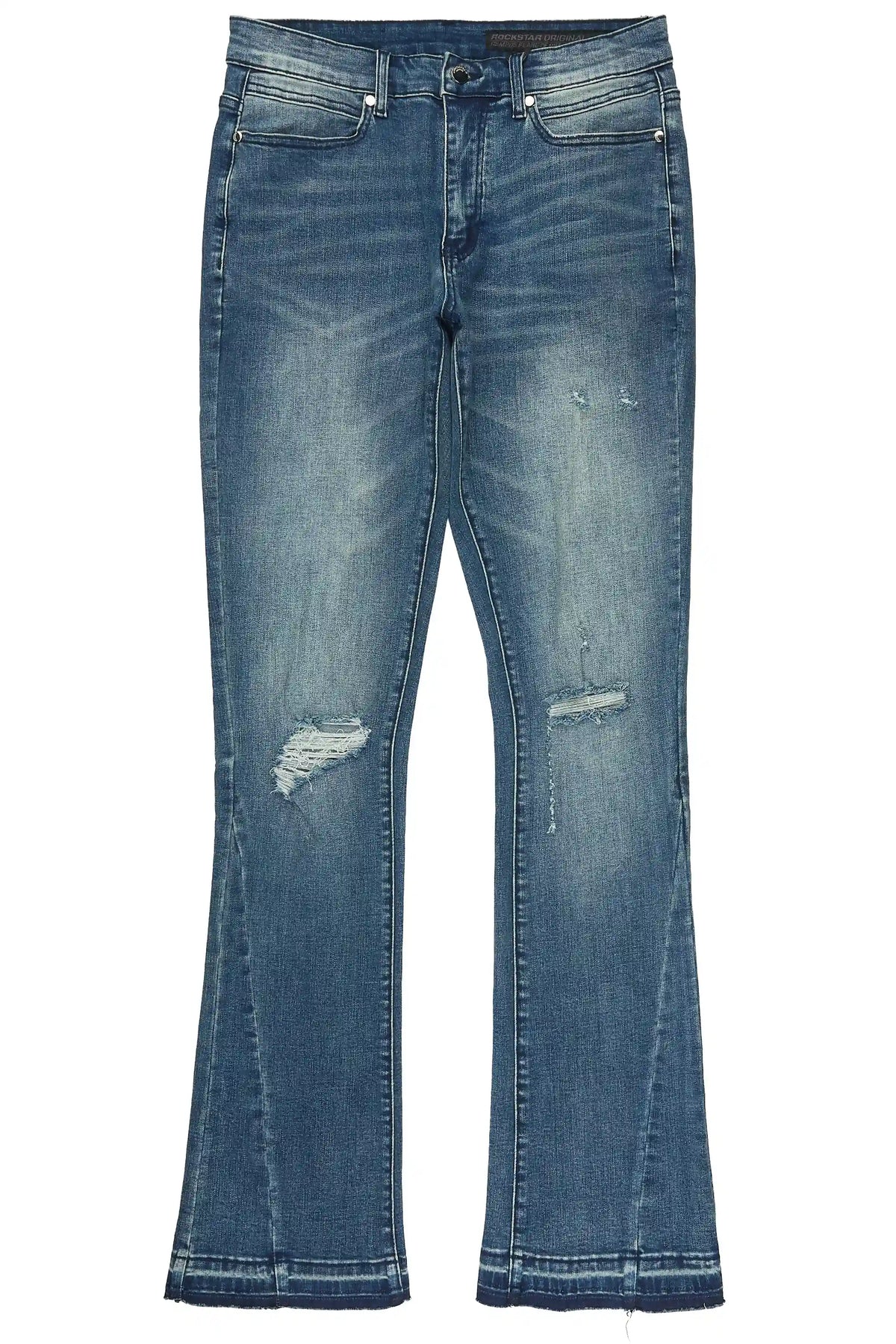 Katyo Dark Blue Stacked Jean
