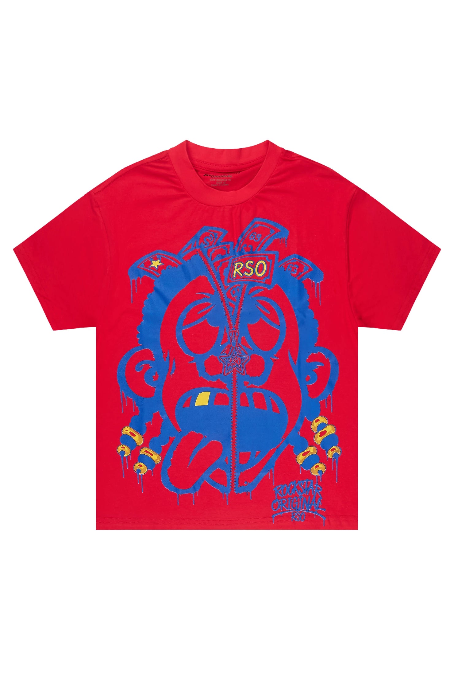 Boys Dono Red Graphic T-Shirt