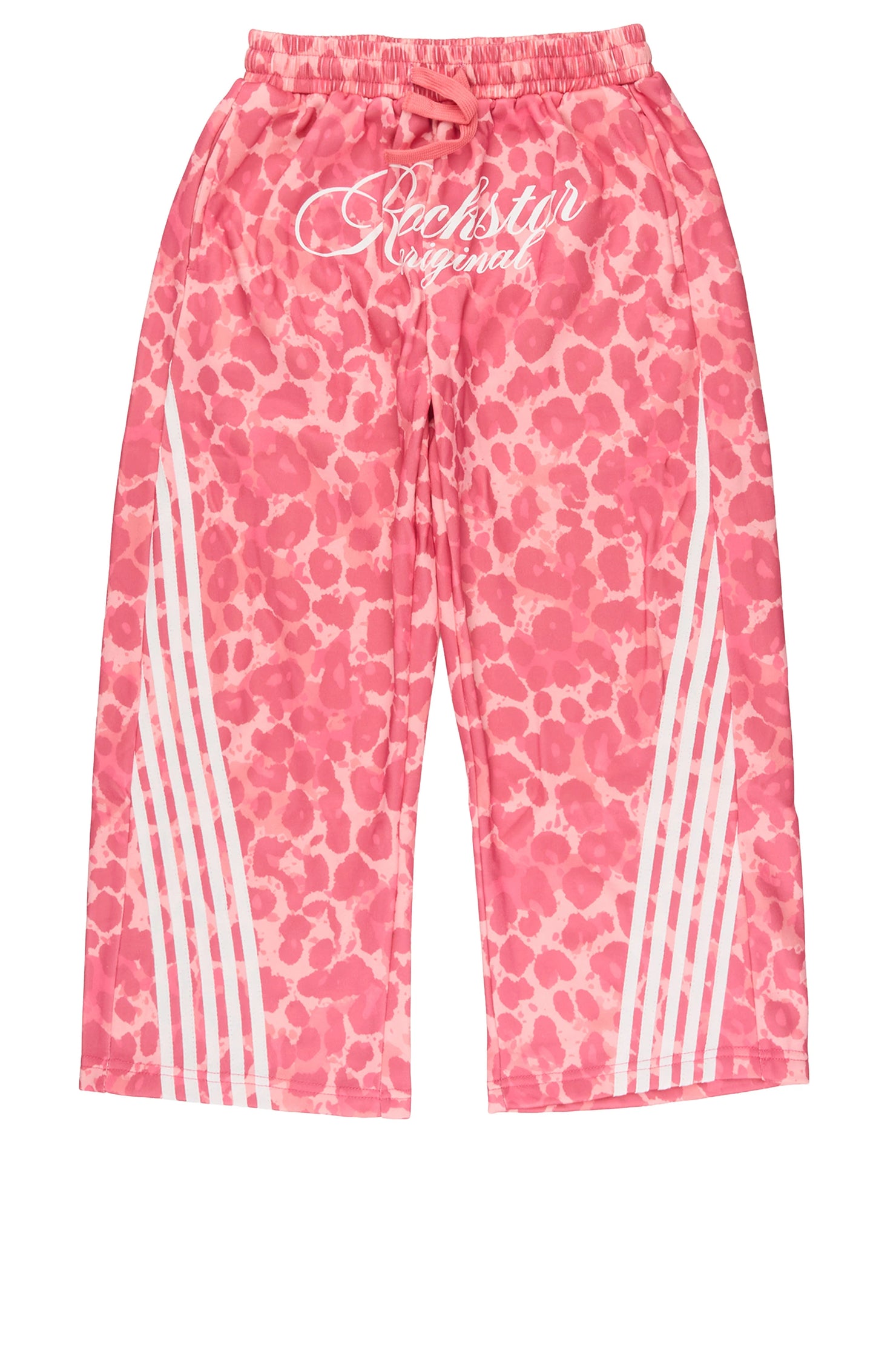 Girls Aerialla Pink/Cheetah Super Baggy Track Pant