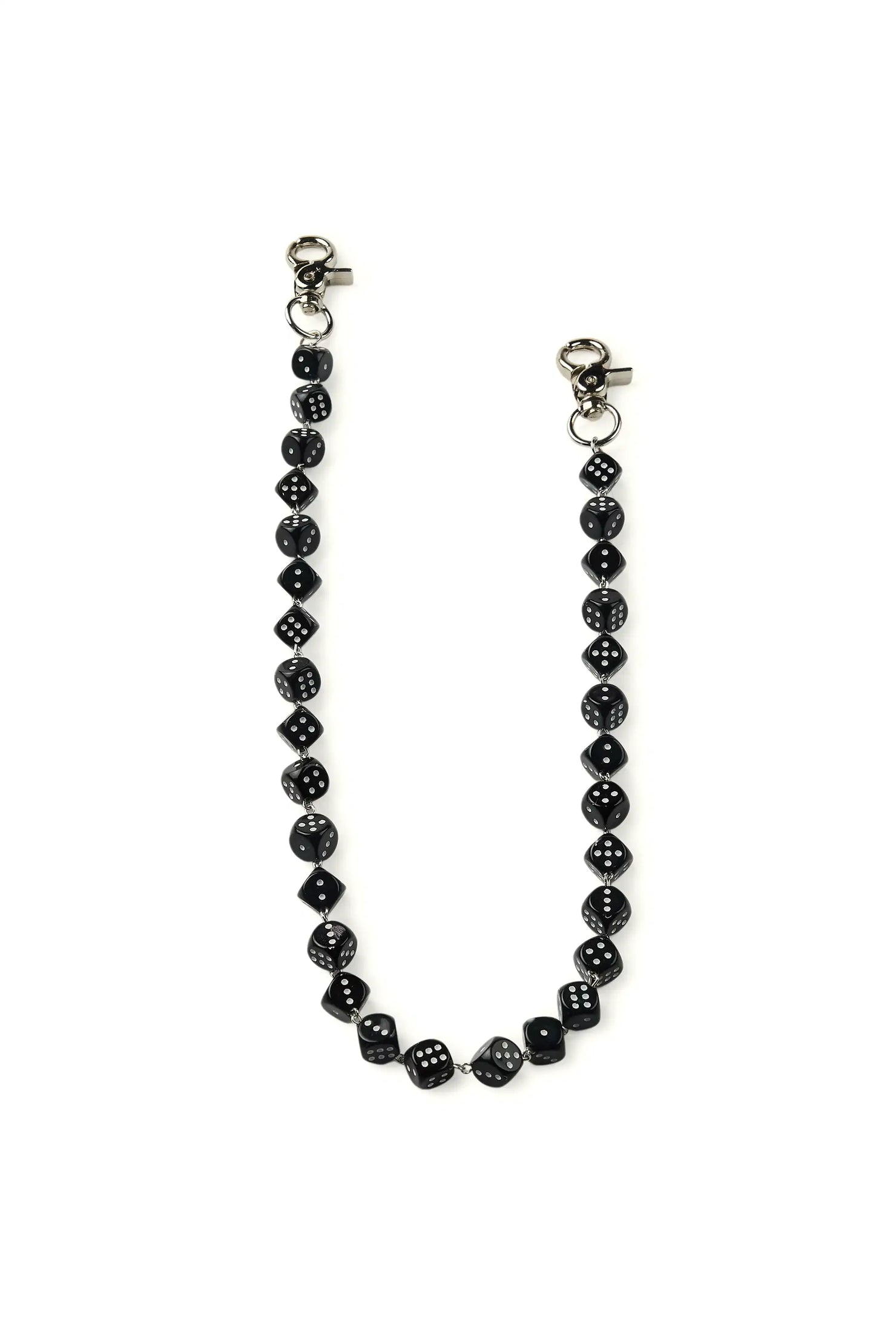 Dice Black Wallet Chain