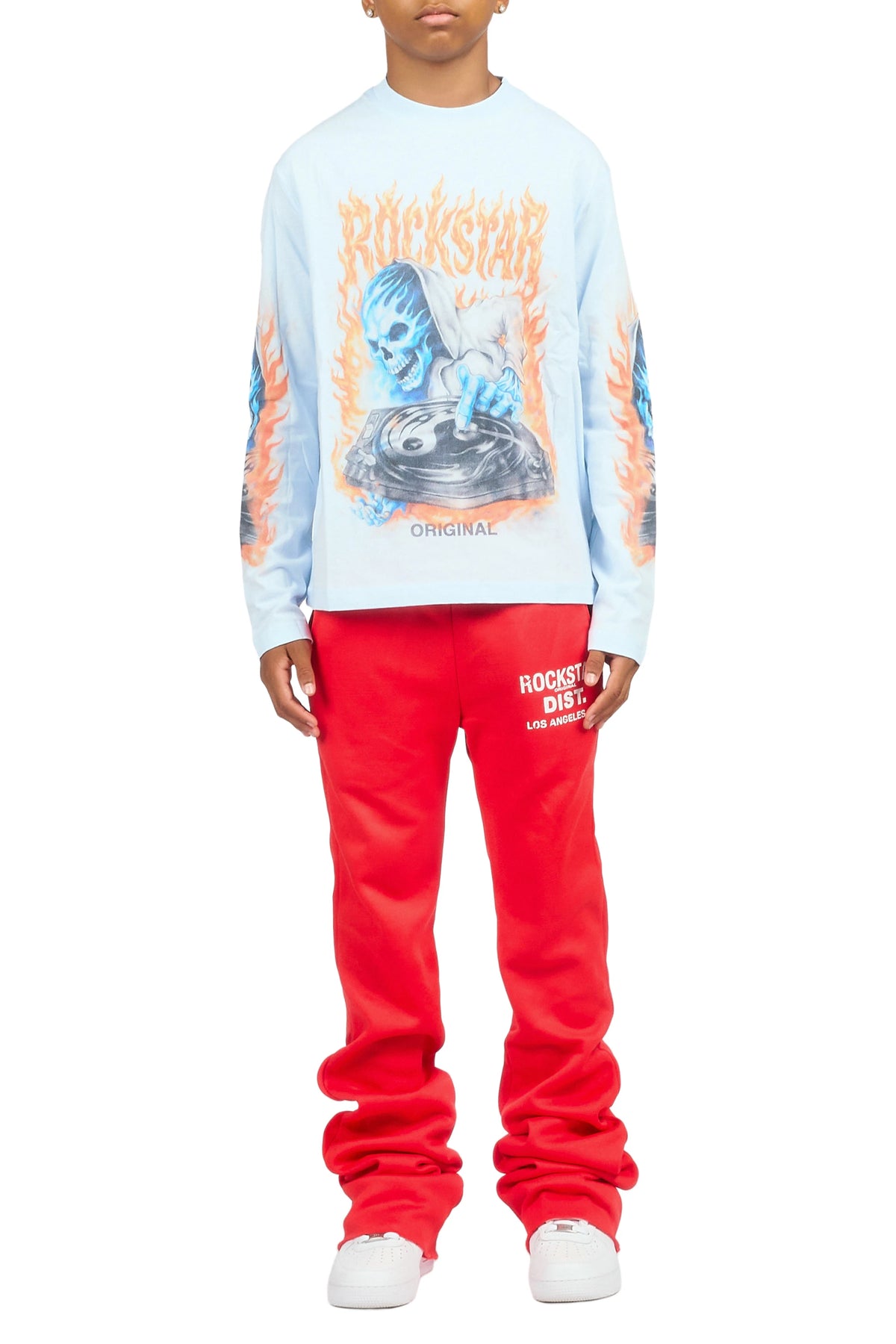 Boys Dalesio 2.0 Red Track pant