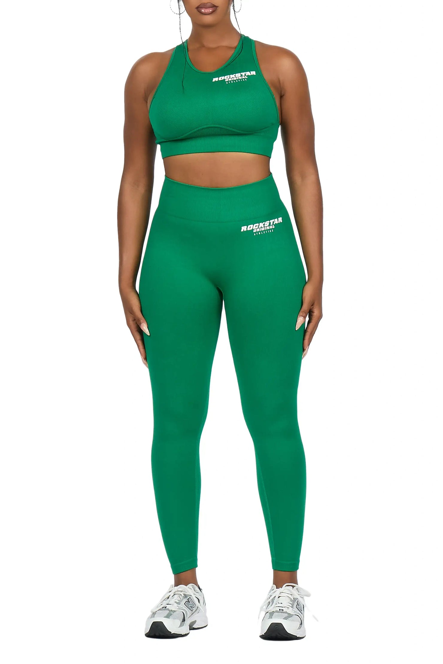 Brevyn Green Tank Active Legging Set