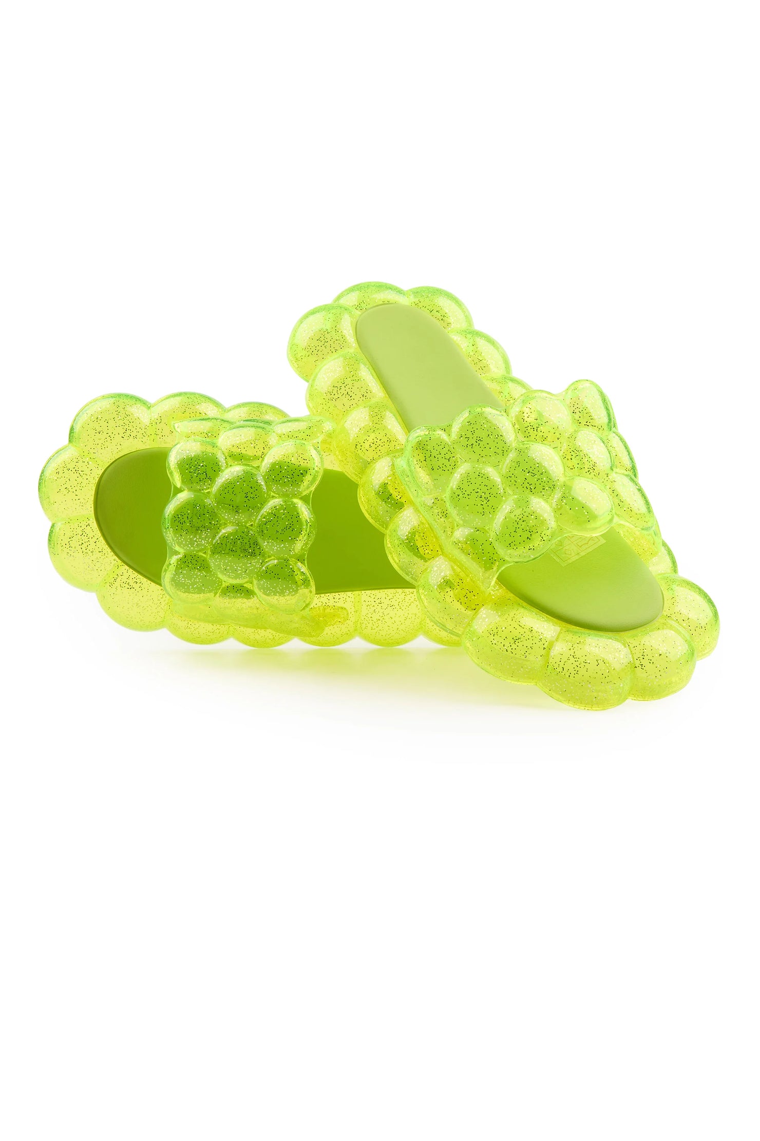 Langie Lime Bubble Slides